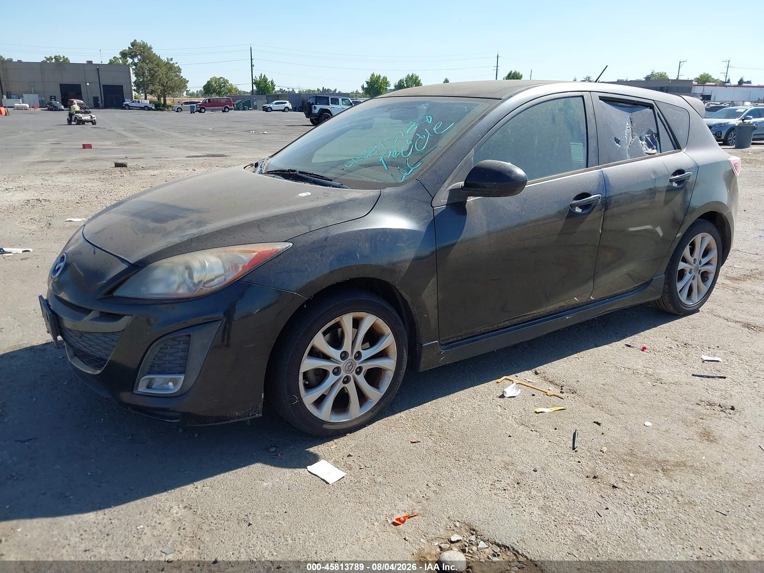 2011 Mazda Mazda3 S Sport Black vin: JM1BL1K61B1426980