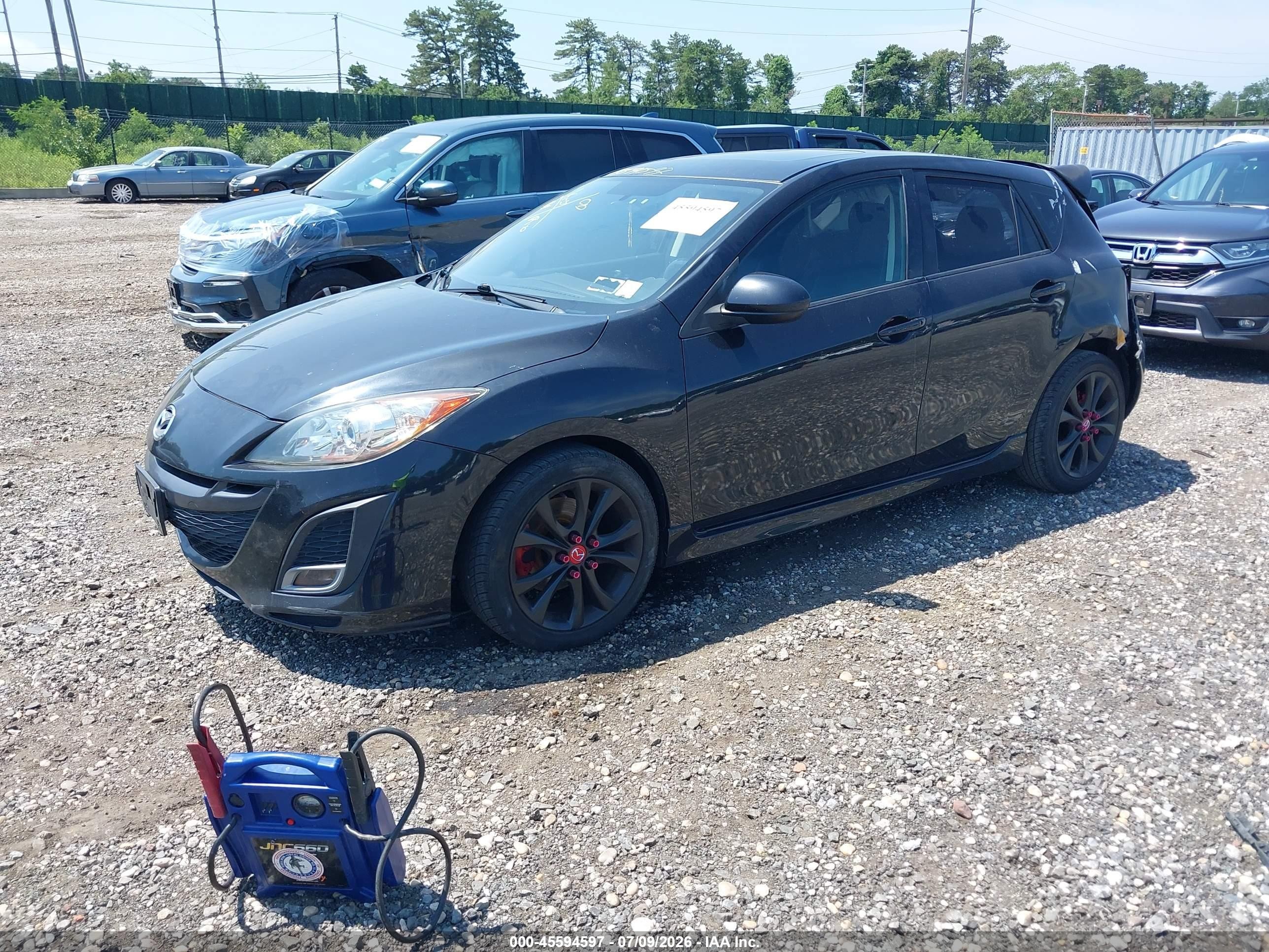 2011 Mazda Mazda3 S Sport Black vin: JM1BL1K62B1406267