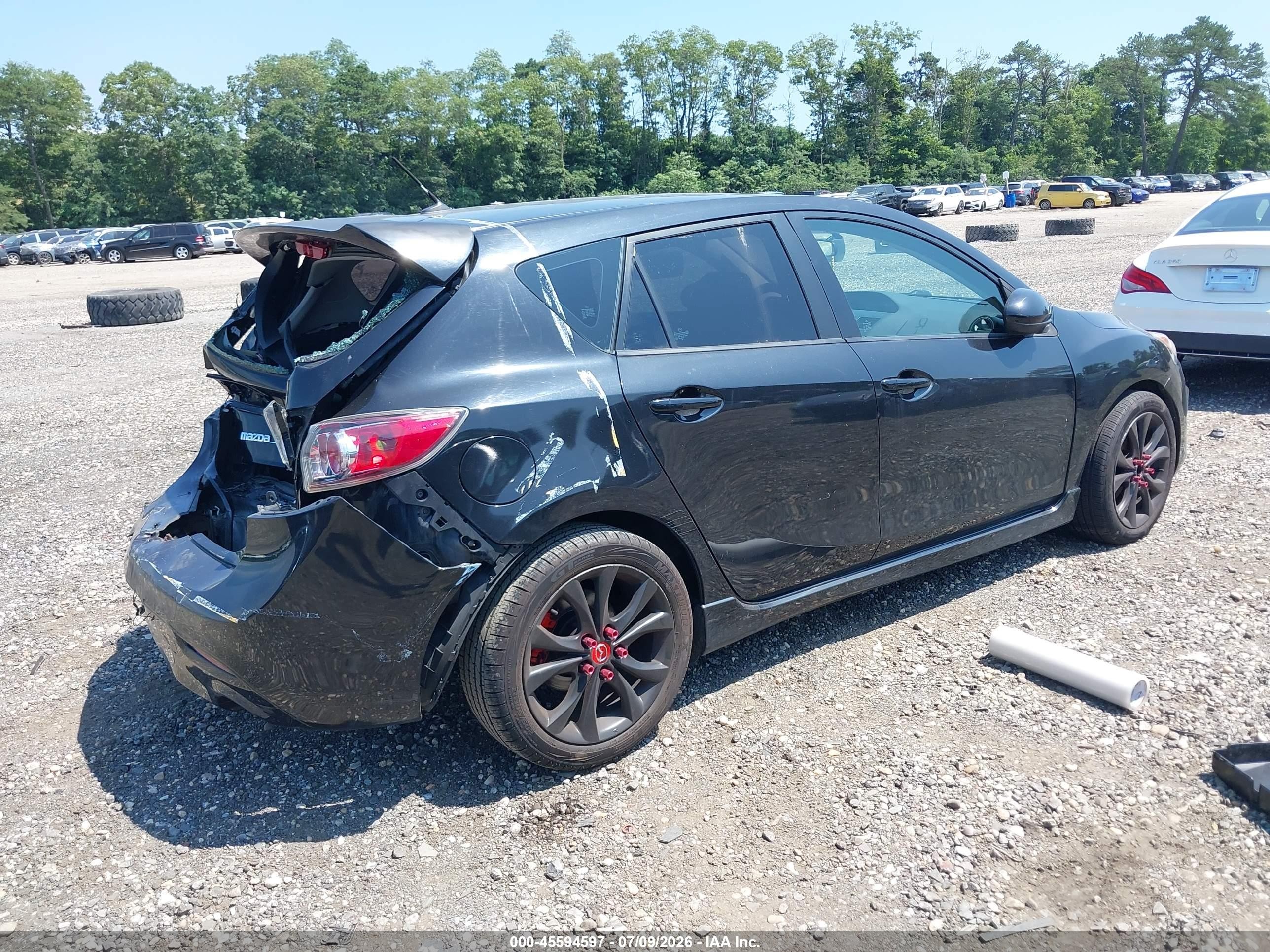 2011 Mazda Mazda3 S Sport Black vin: JM1BL1K62B1406267