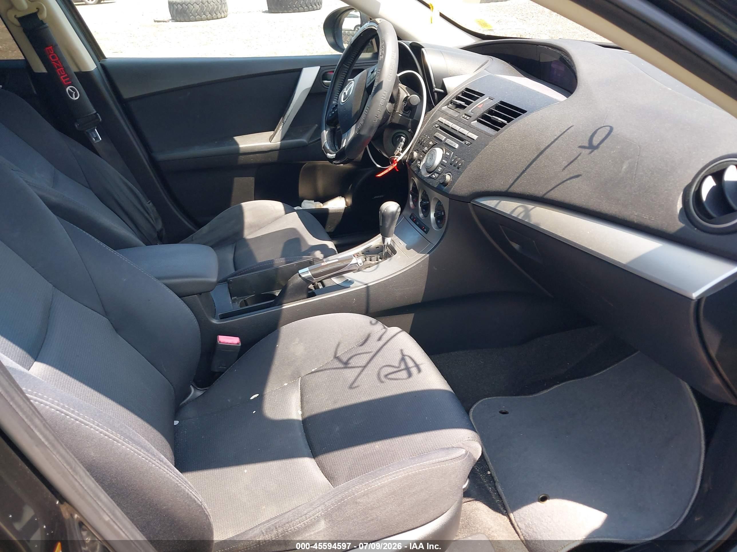 2011 Mazda Mazda3 S Sport Black vin: JM1BL1K62B1406267