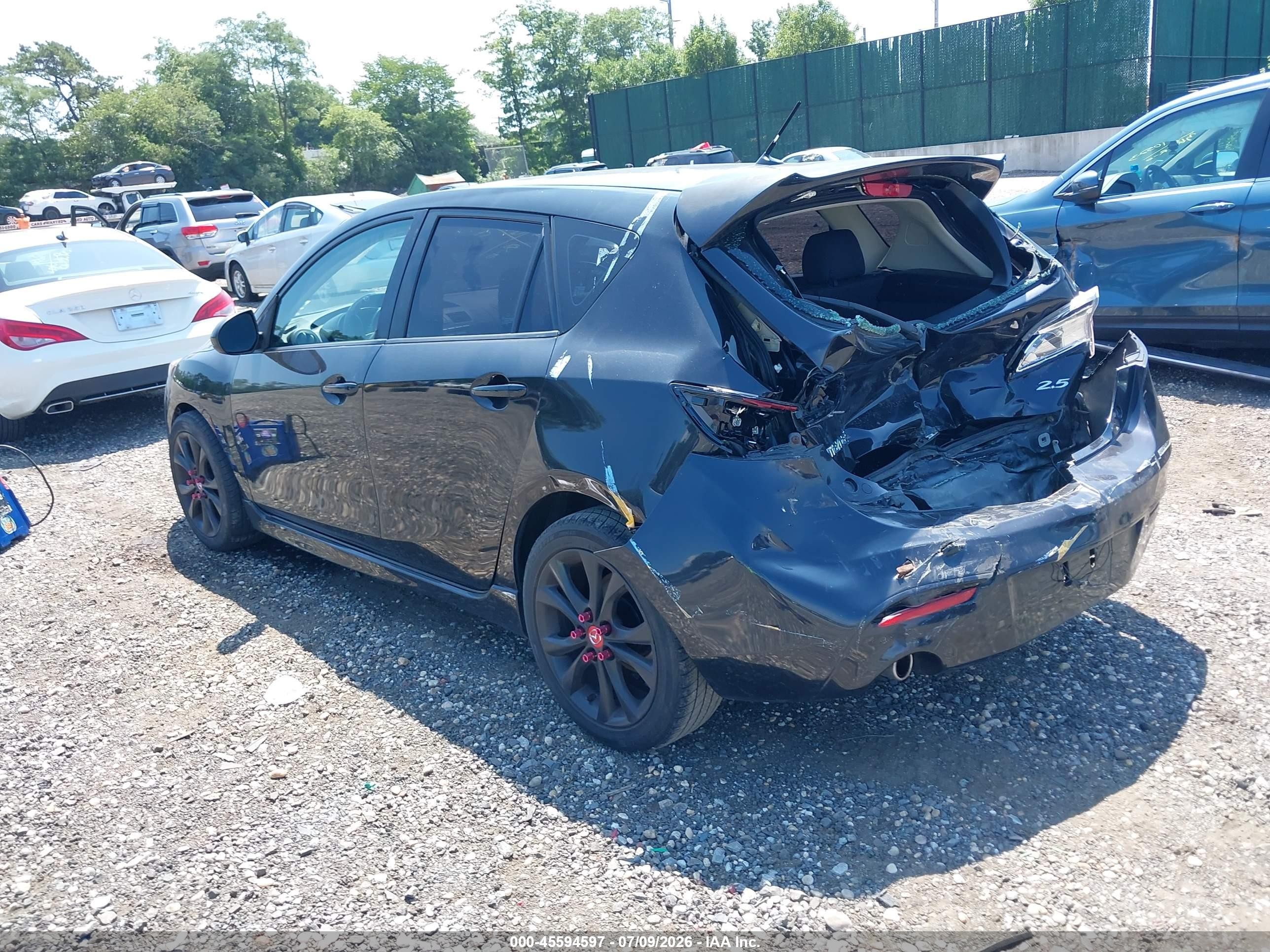 2011 Mazda Mazda3 S Sport Black vin: JM1BL1K62B1406267