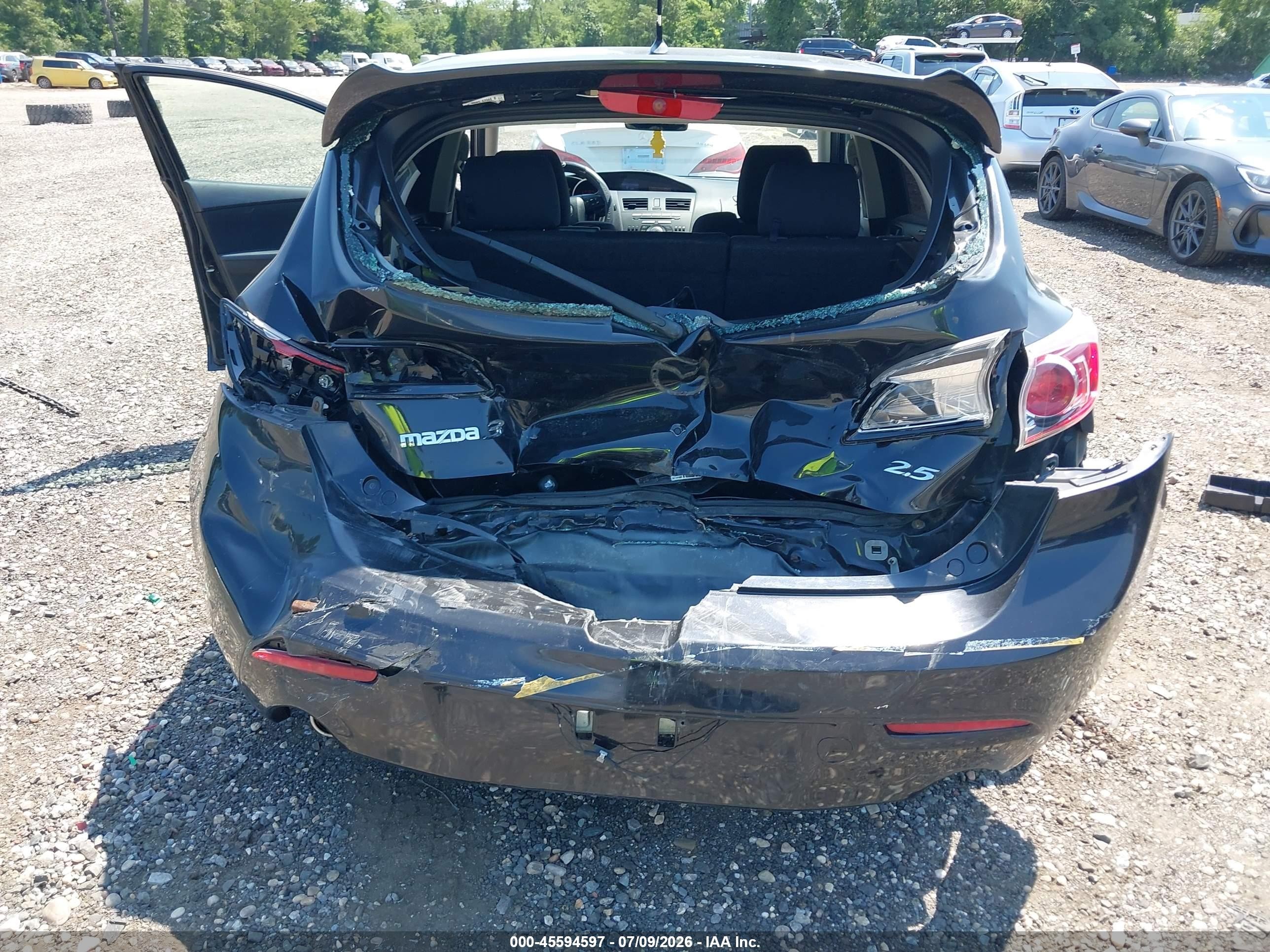 2011 Mazda Mazda3 S Sport Black vin: JM1BL1K62B1406267