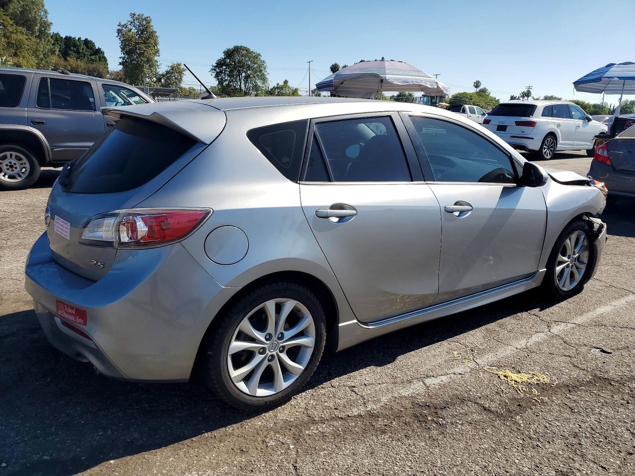 2011 Mazda 3 S Gray vin: JM1BL1K63B1476117