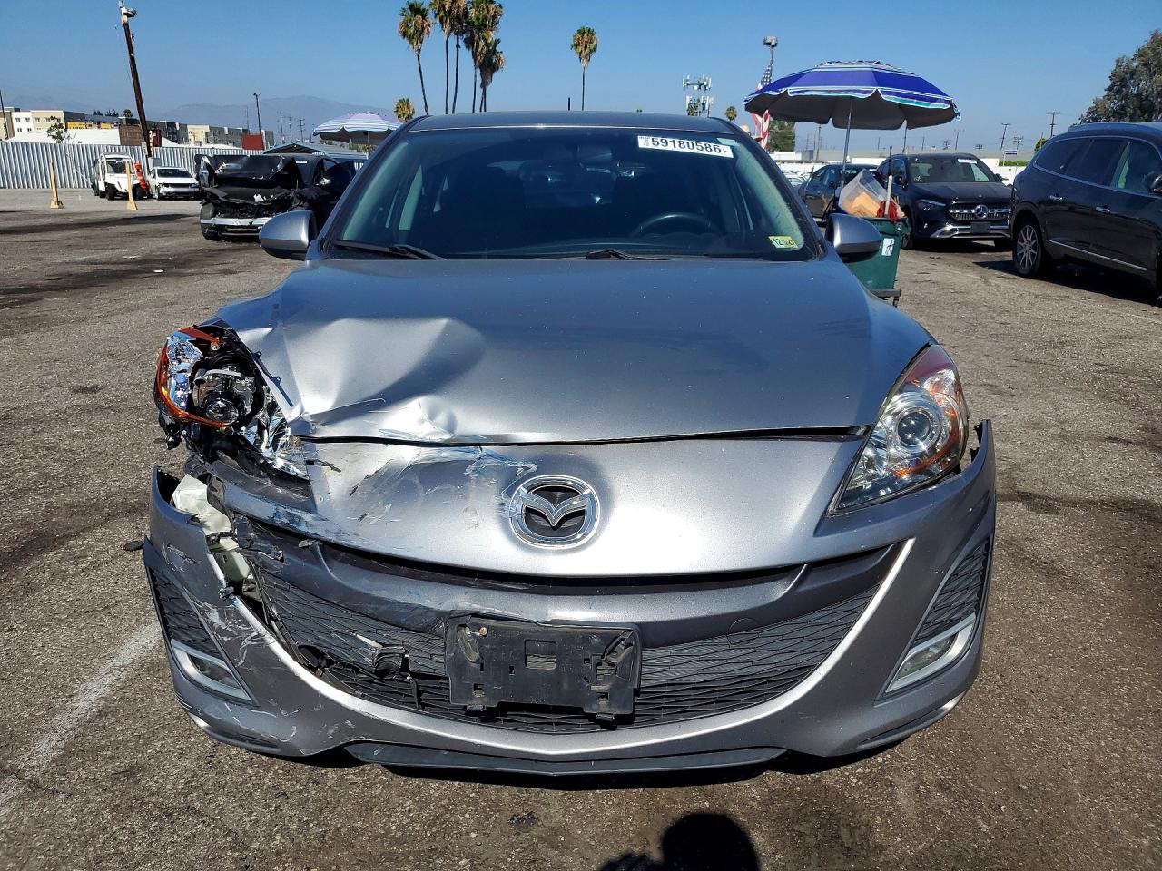 2011 Mazda 3 S Gray vin: JM1BL1K63B1476117