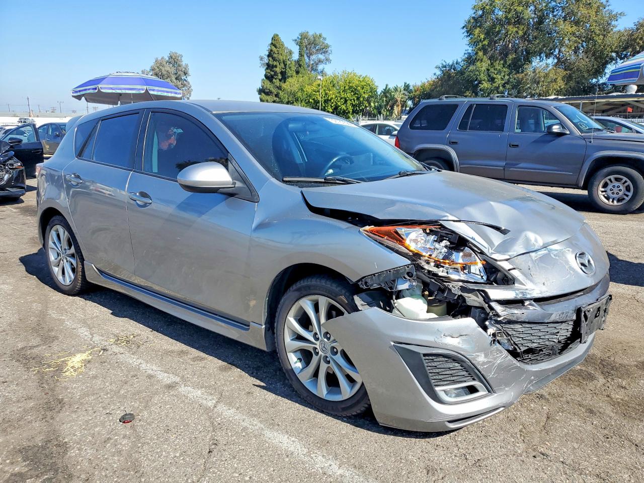 2011 Mazda 3 S Gray vin: JM1BL1K63B1476117