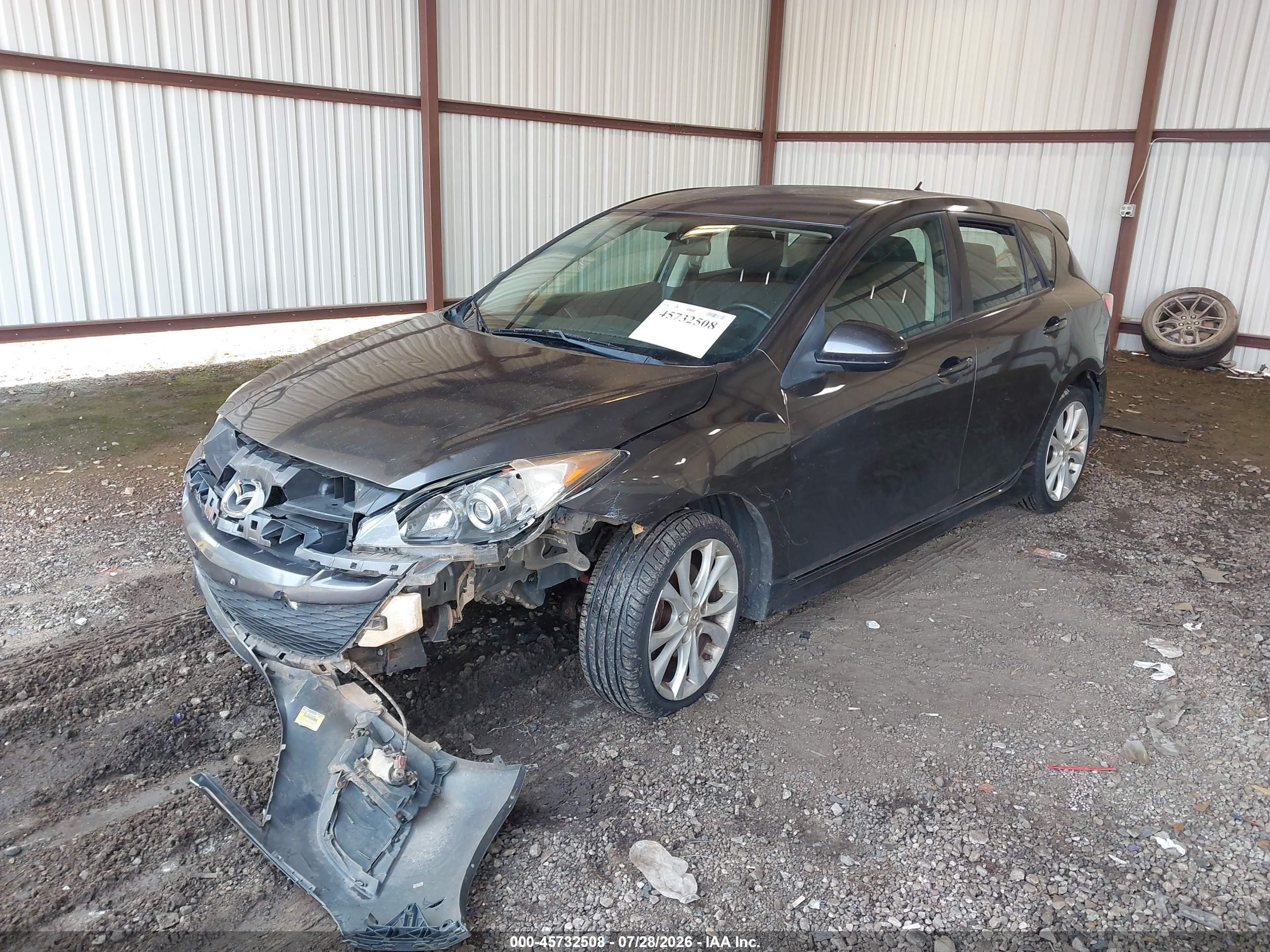 2011 Mazda Mazda3   Gray vin: JM1BL1K63B1901724