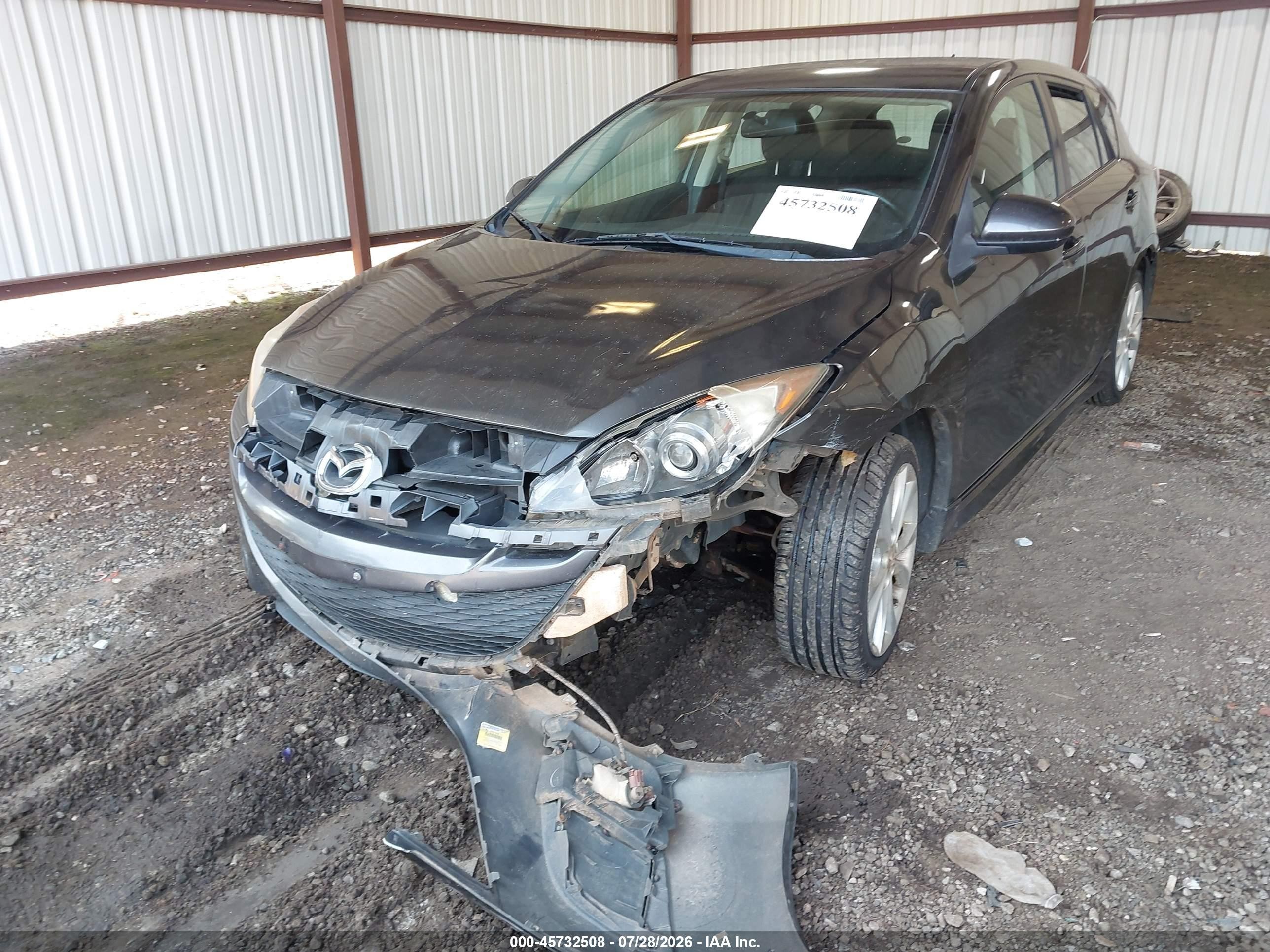 2011 Mazda Mazda3   Gray vin: JM1BL1K63B1901724