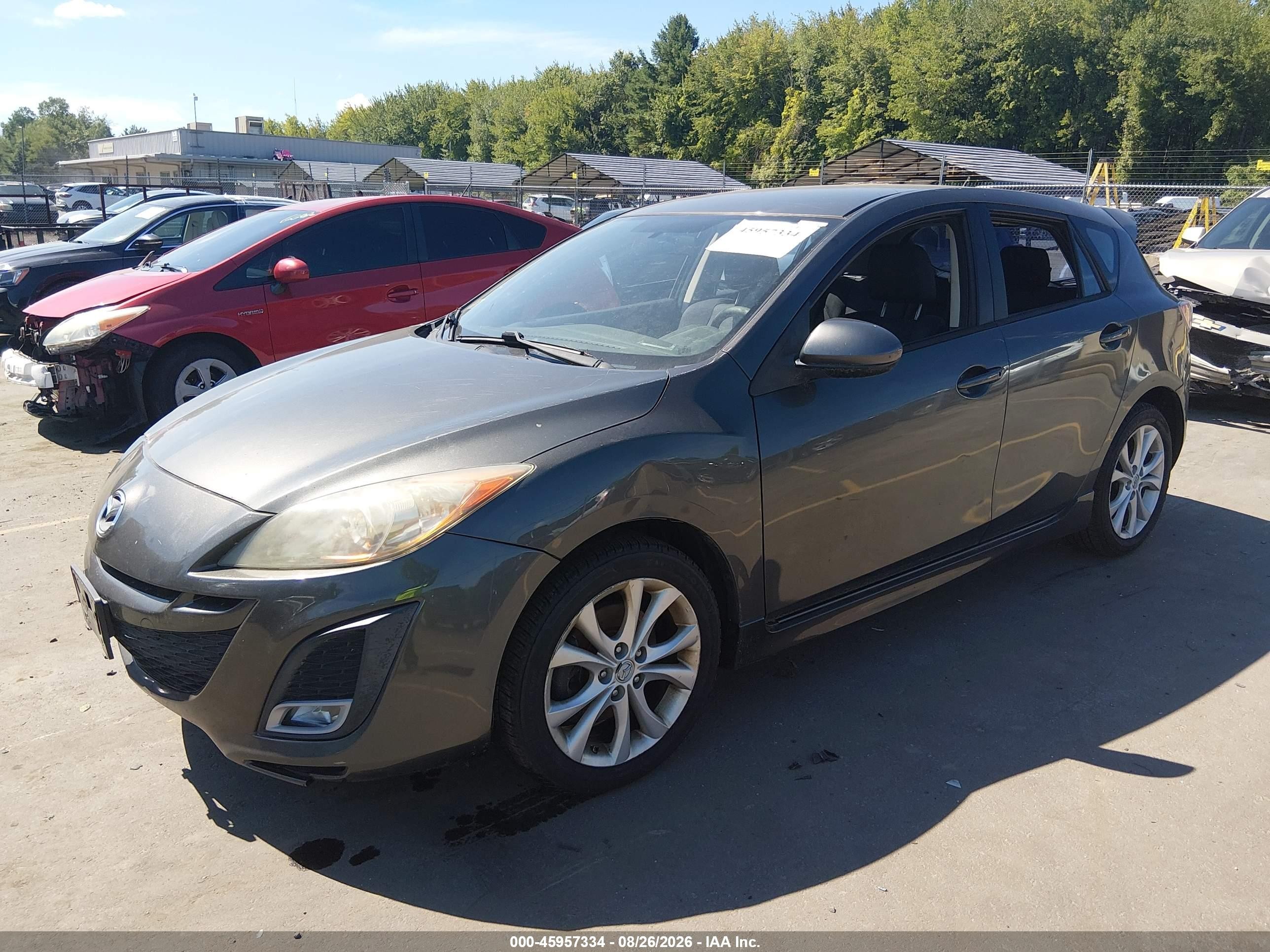 2011 Mazda Mazda3 S Sport Gray vin: JM1BL1K65B1406599