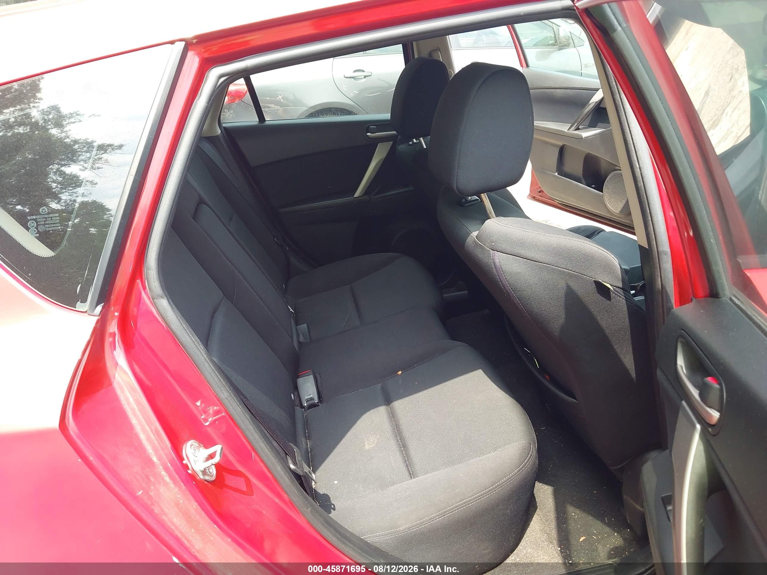 2011 Mazda Mazda3 S Sport Красный vin: JM1BL1K65B1440994