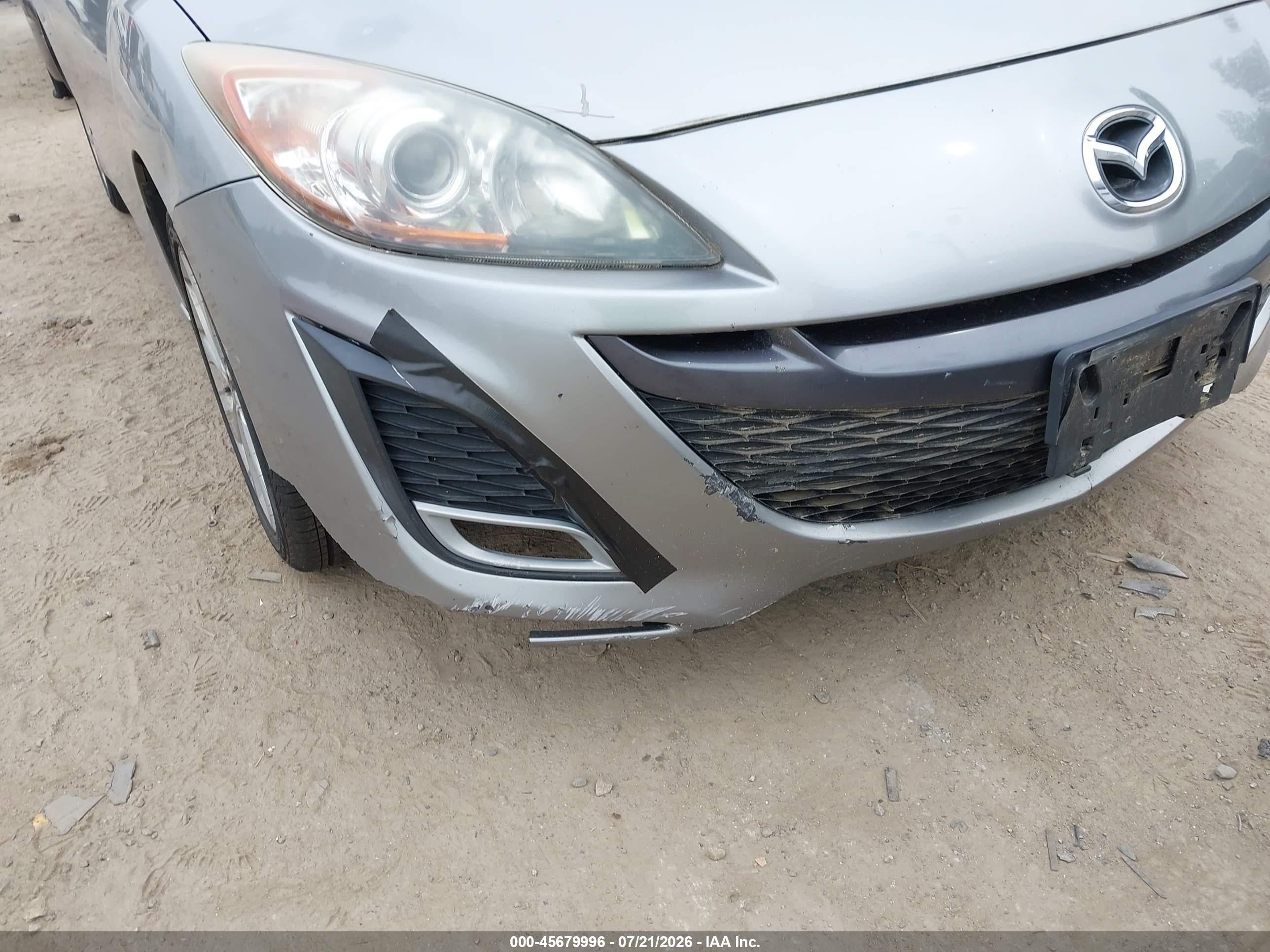 2011 Mazda Mazda3 S Sport Silver vin: JM1BL1K66B1463524