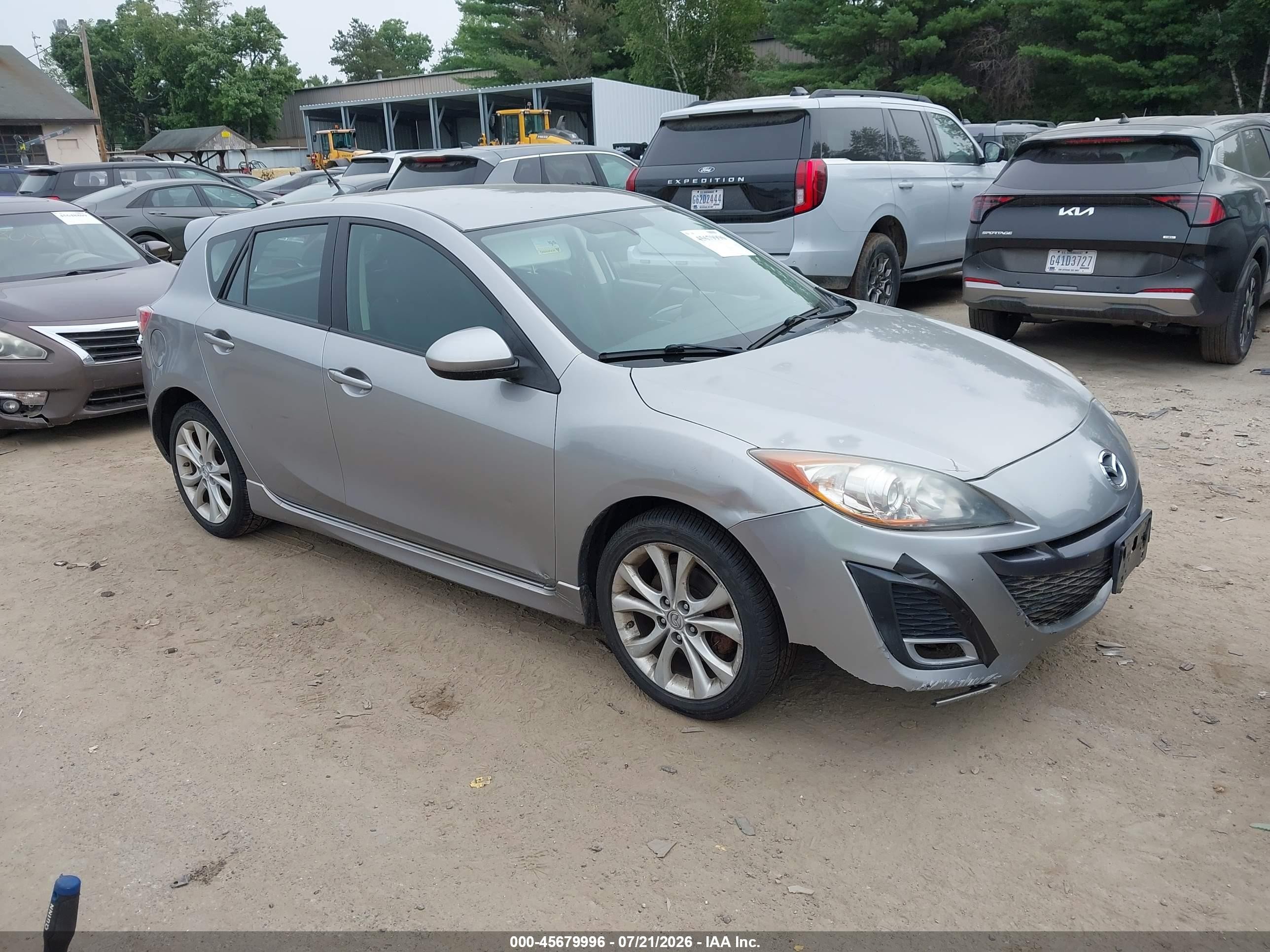 2011 Mazda Mazda3 S Sport Silver vin: JM1BL1K66B1463524