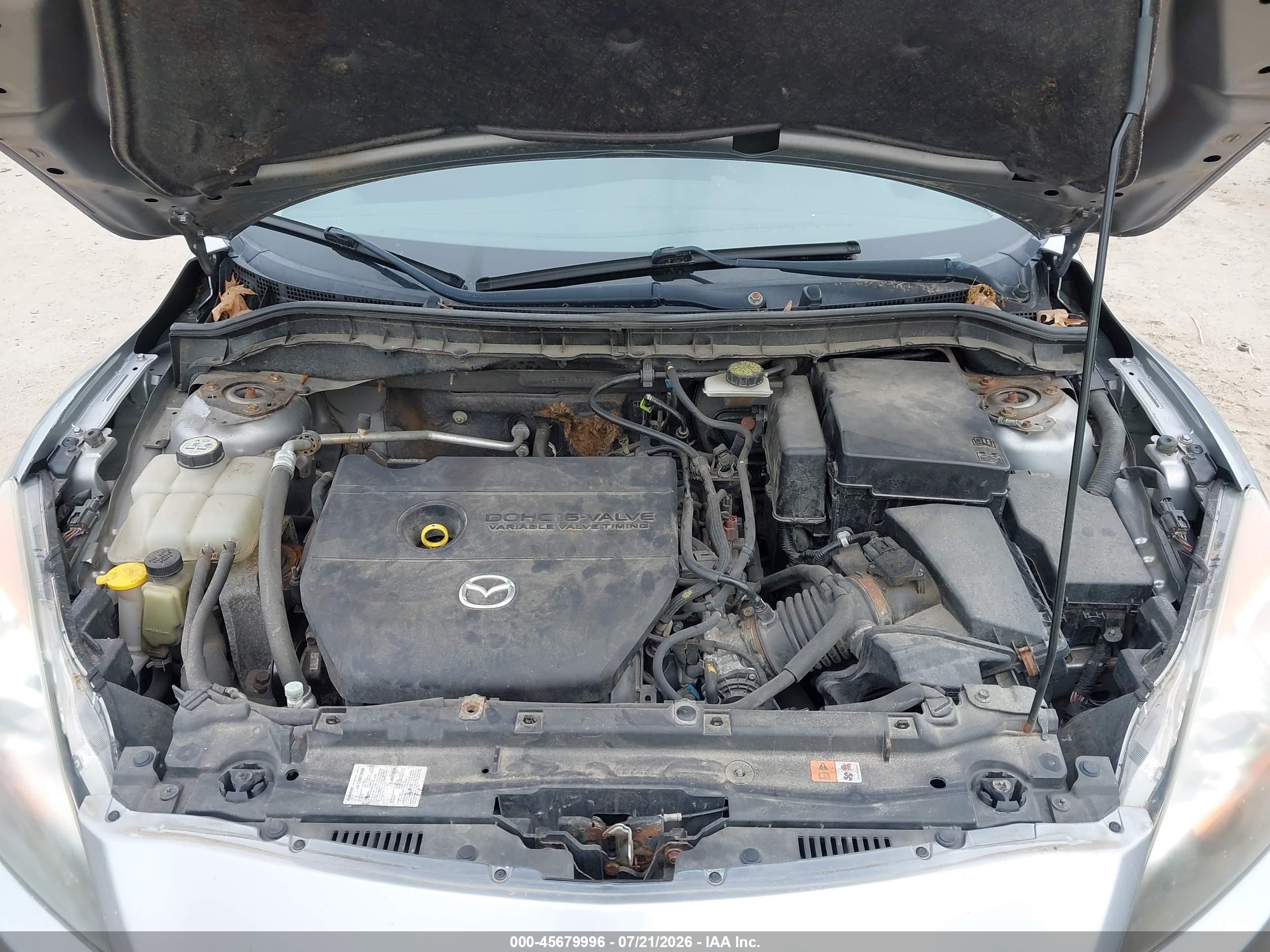 2011 Mazda Mazda3 S Sport Silver vin: JM1BL1K66B1463524