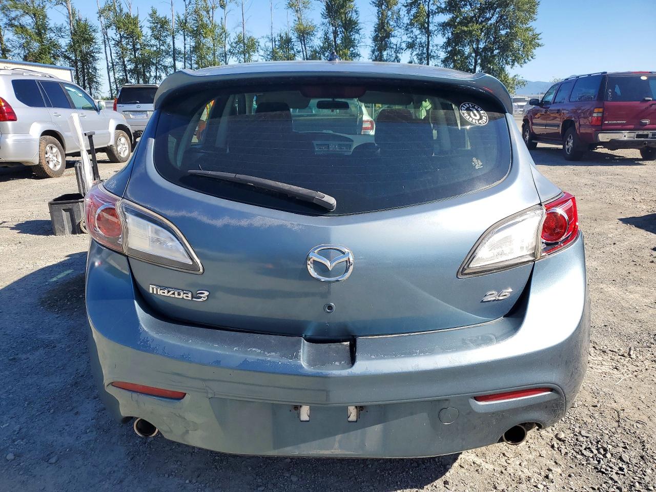 2011 Mazda 3 S Teal vin: JM1BL1K67B1465458