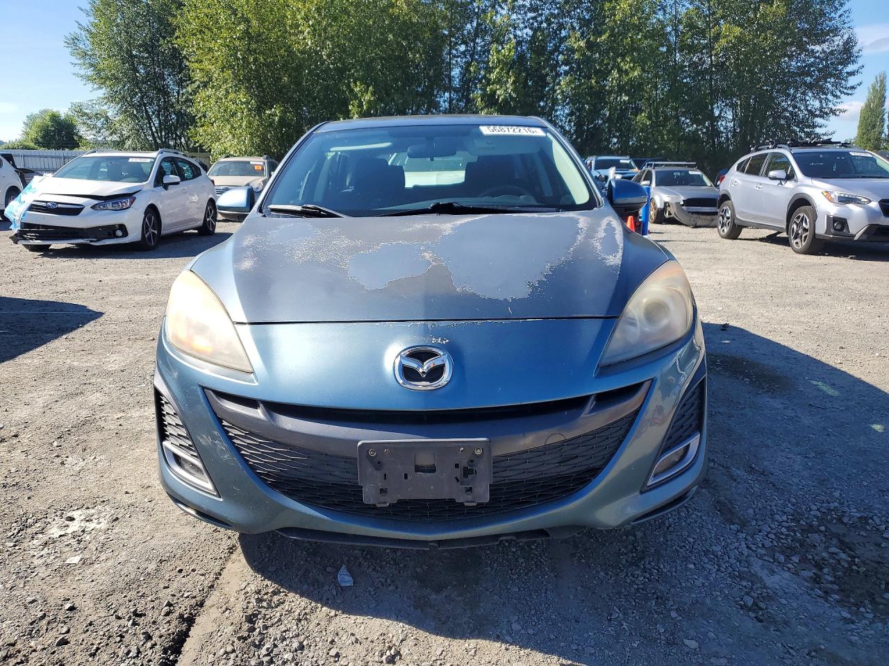 2011 Mazda 3 S Teal vin: JM1BL1K67B1465458