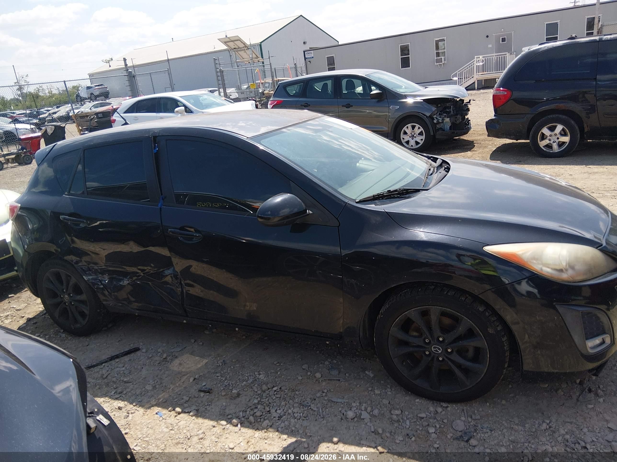 2011 Mazda Mazda3 S Sport Black vin: JM1BL1K68B1487100
