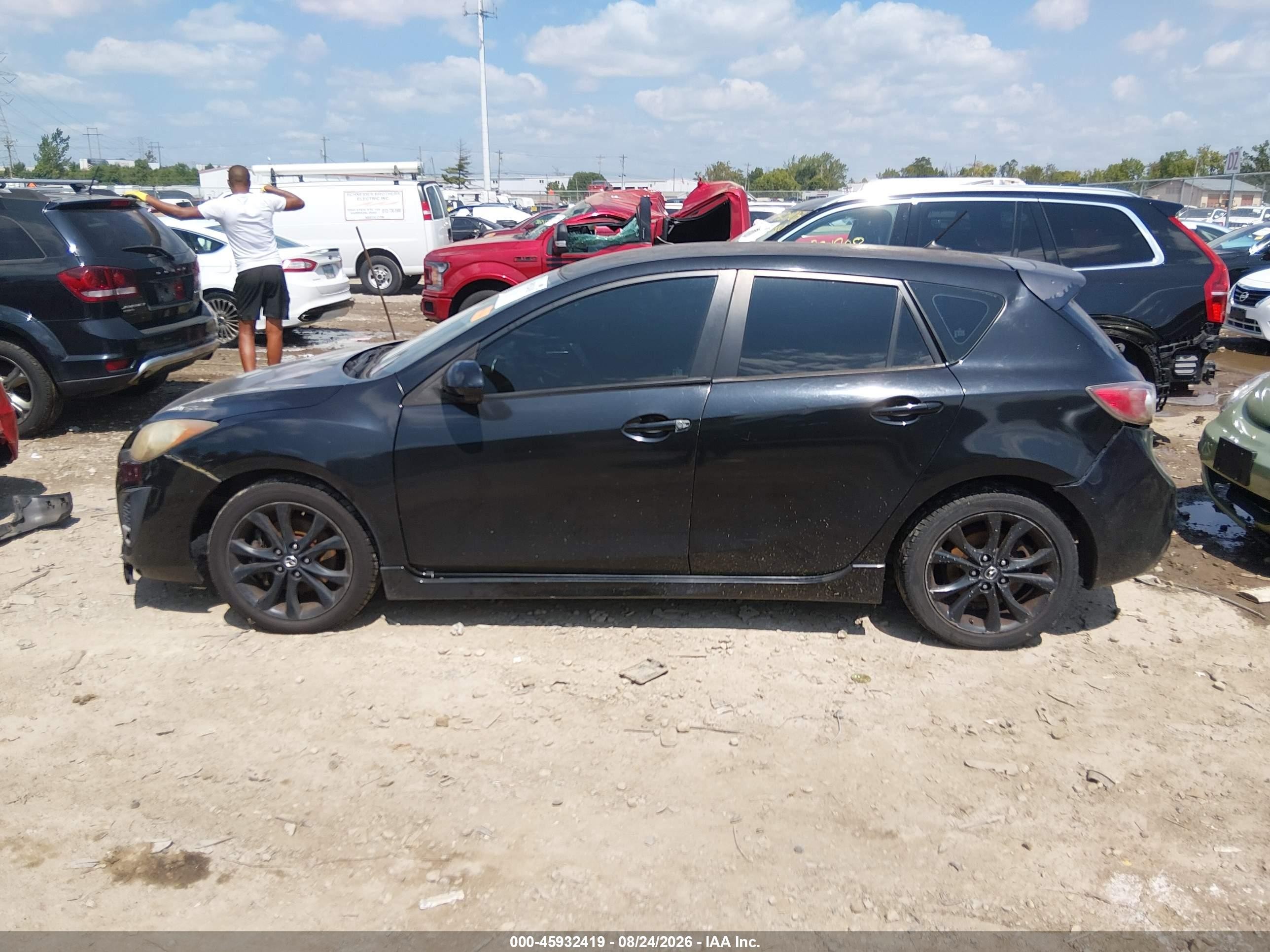 2011 Mazda Mazda3 S Sport Black vin: JM1BL1K68B1487100