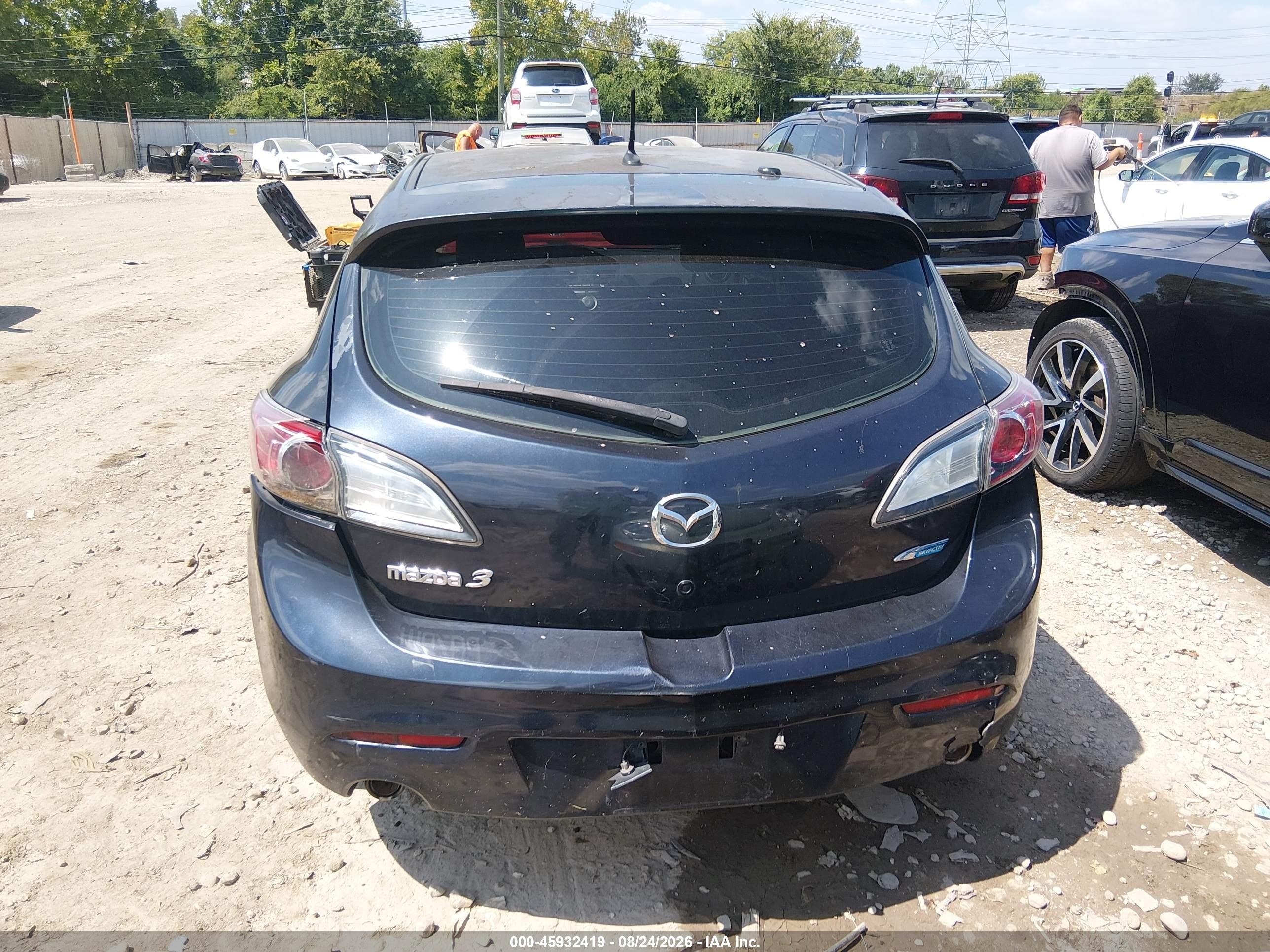 2011 Mazda Mazda3 S Sport Black vin: JM1BL1K68B1487100