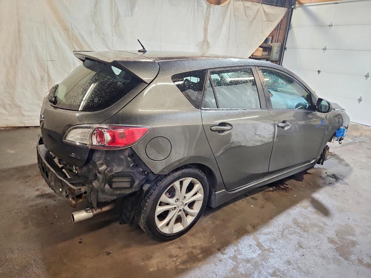 2011 Mazda 3 S Gray vin: JM1BL1K69B1375583