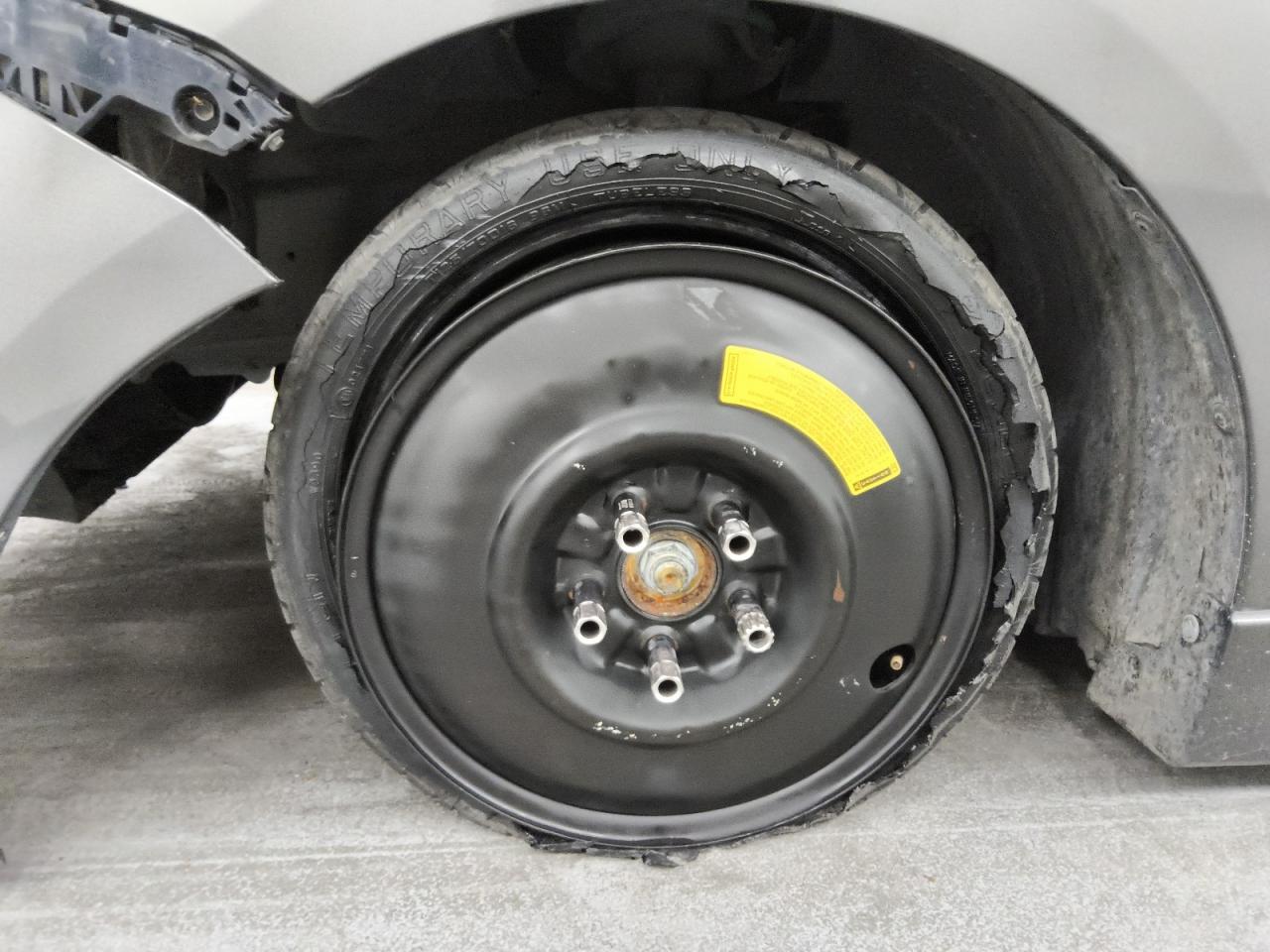 2011 Mazda 3 S Charcoal vin: JM1BL1K69B1451268 Damage: Left Front Wheel, Mismatched, Replacement Required