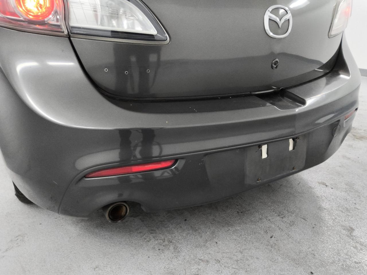 2011 Mazda 3 S Charcoal vin: JM1BL1K69B1451268 Damage: Rear Bumper/Cover, Scraped, 1/2 To 1 Inch
