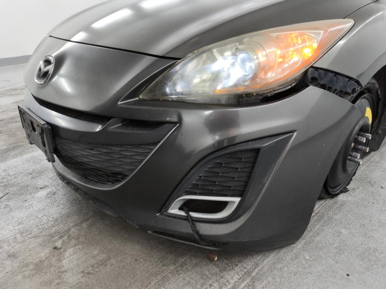 2011 Mazda 3 S Charcoal vin: JM1BL1K69B1451268 Damage: Left Fog Lamp, Missing, Replacement Required