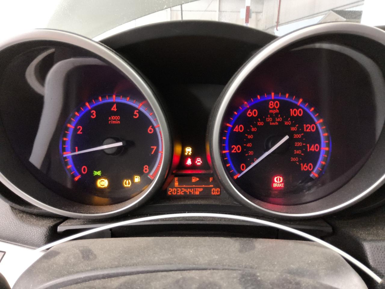 2011 Mazda 3 S Charcoal vin: JM1BL1K69B1451268 Damage: Warning Light - Abs, On, Unacceptable