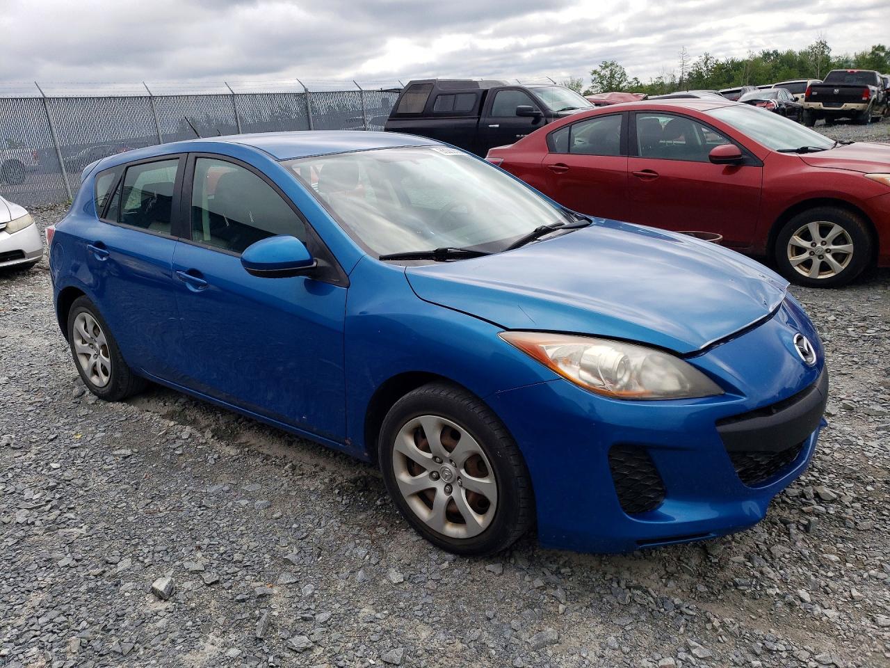 2012 Mazda 3 I Синий vin: JM1BL1KF0C1551499
