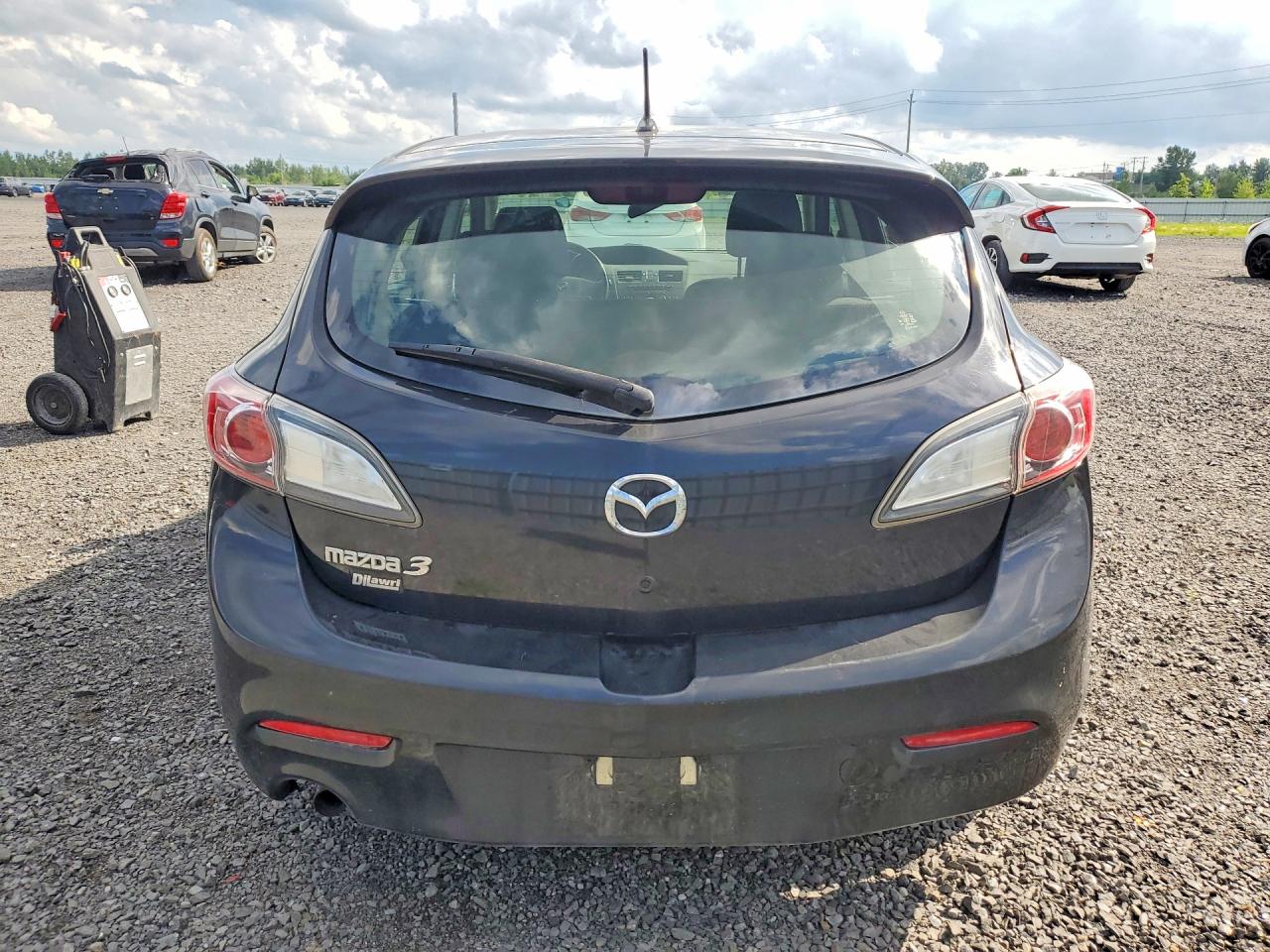 2013 Mazda 3 Hatchback Черный vin: JM1BL1KF1D1729342
