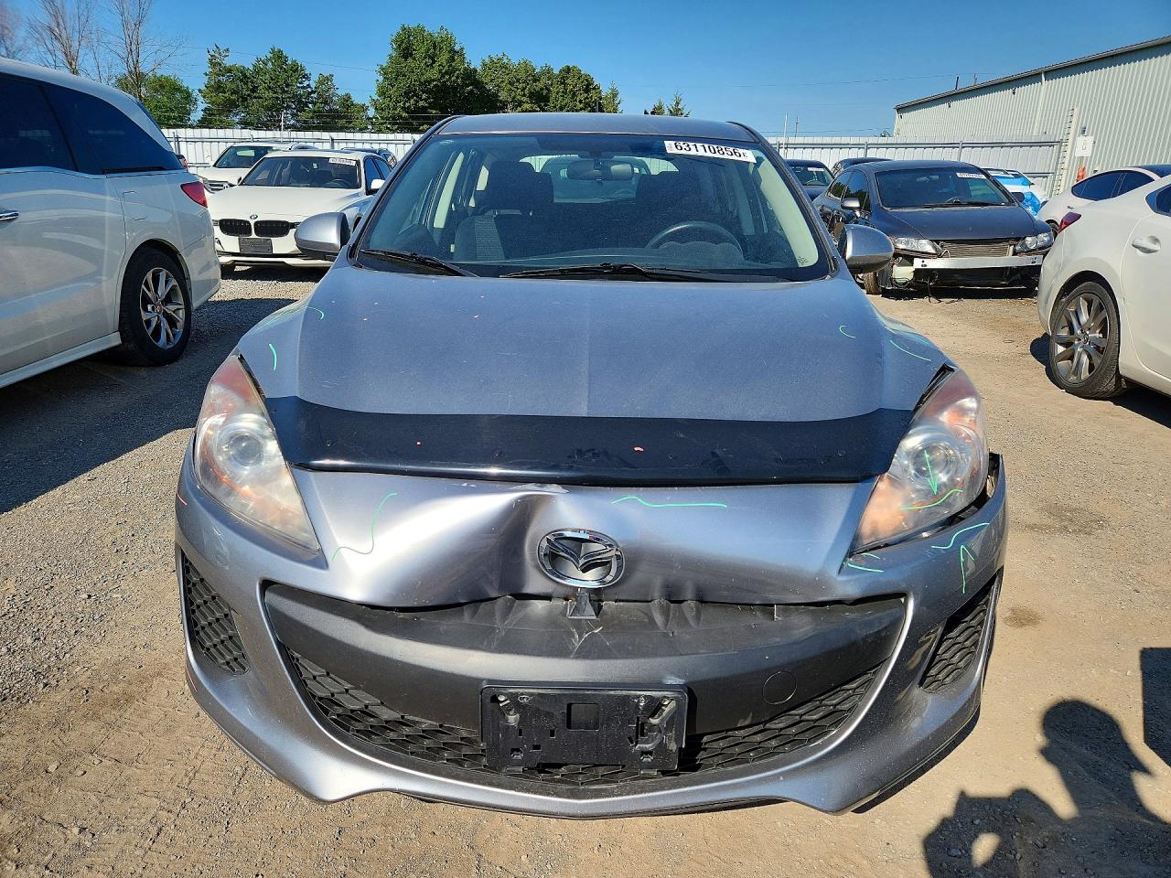 2013 Mazda 3 I Silver vin: JM1BL1KF2D1751690