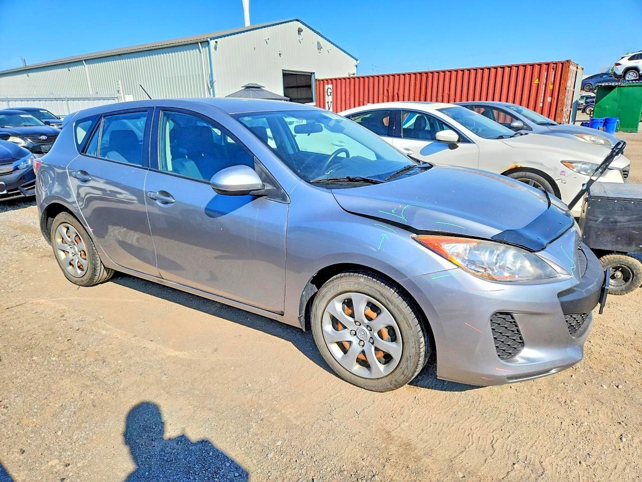 2013 Mazda 3 I Silver vin: JM1BL1KF2D1751690