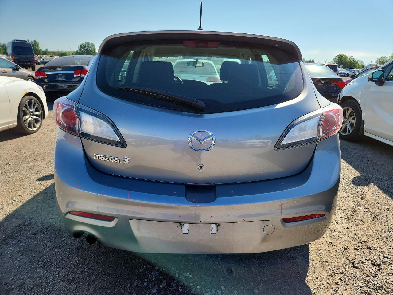 2013 Mazda 3 I Silver vin: JM1BL1KF2D1751690