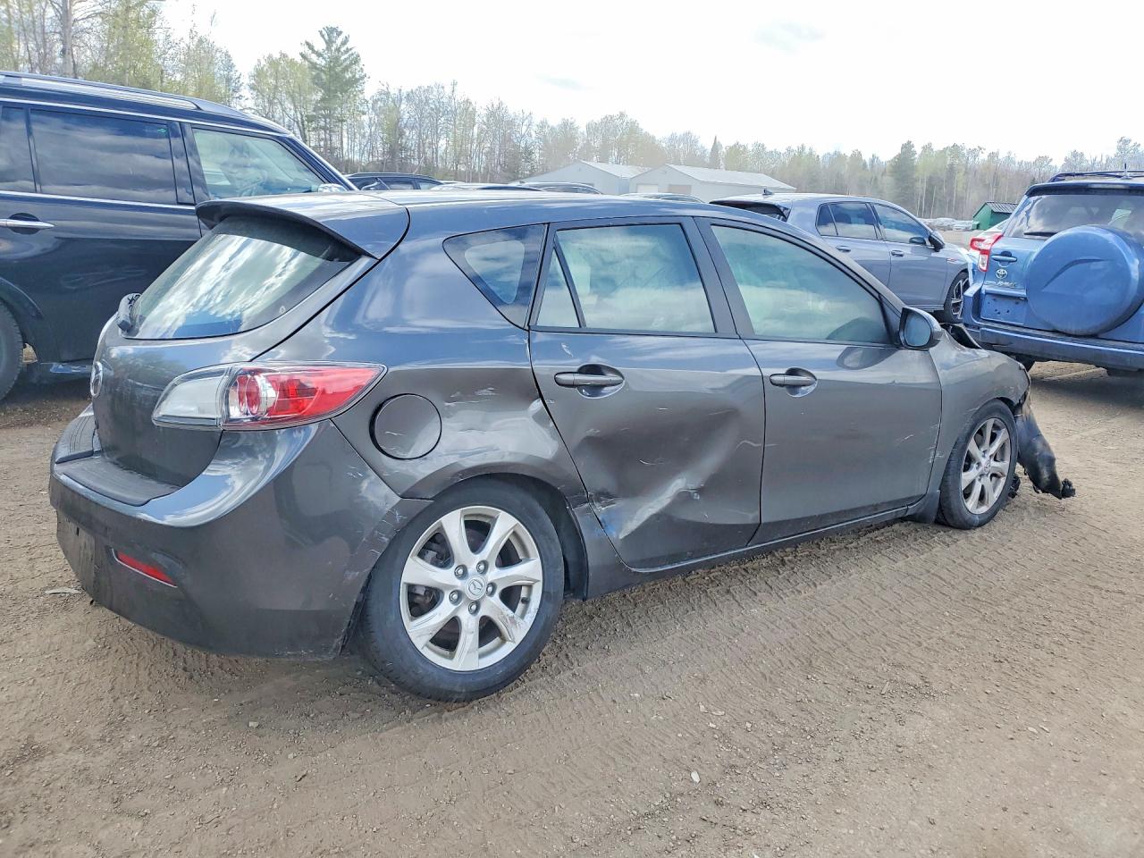 2011 Mazda 3 I Черный vin: JM1BL1KF3B1419920