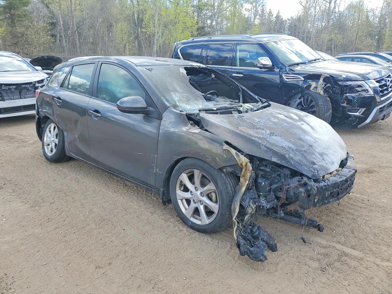 2011 Mazda 3 I Черный vin: JM1BL1KF3B1419920