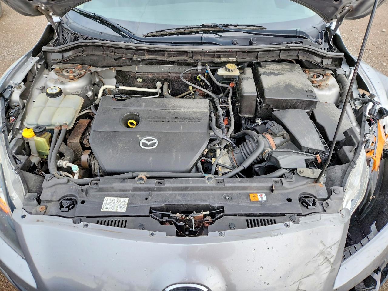 2011 Mazda 3 I Silver vin: JM1BL1KF4B1445023