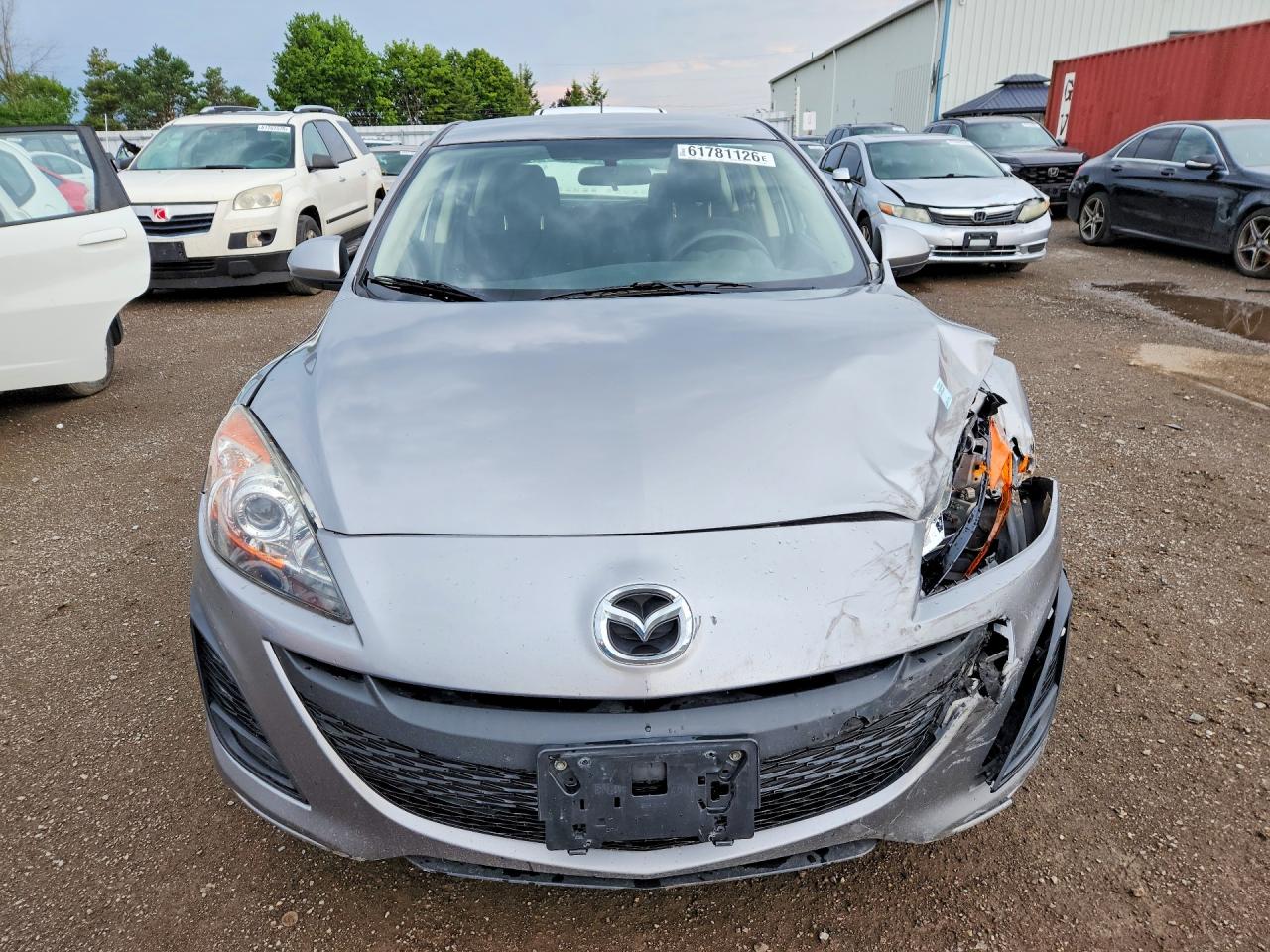 2011 Mazda 3 I Silver vin: JM1BL1KF4B1445023