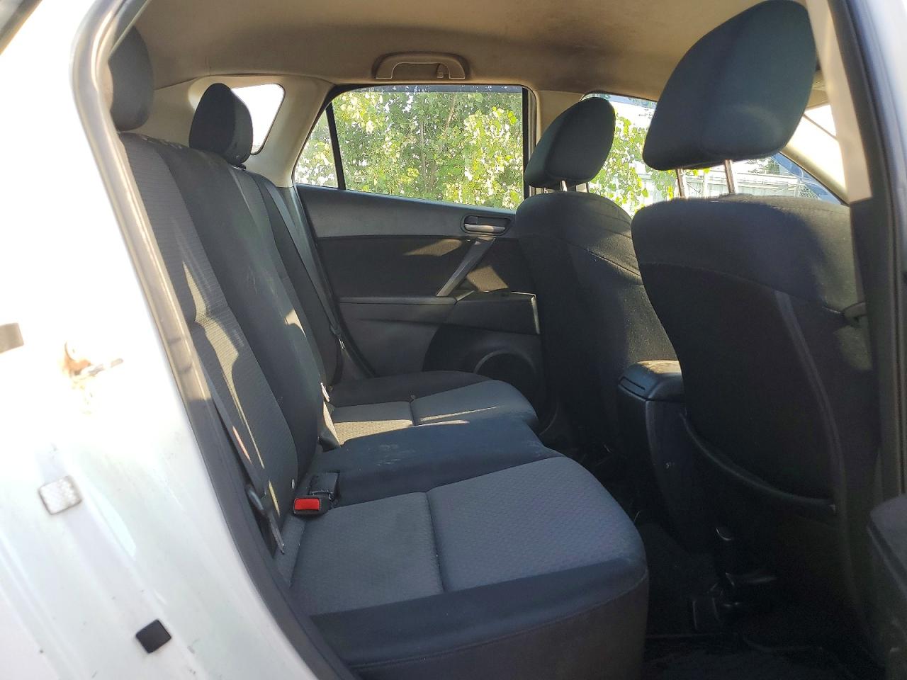 2012 Mazda 3 I White vin: JM1BL1KF5C1535444