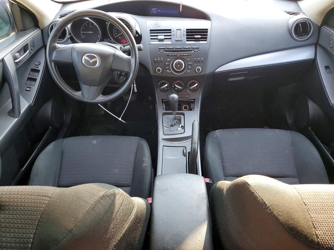 2012 Mazda 3 I White vin: JM1BL1KF5C1535444
