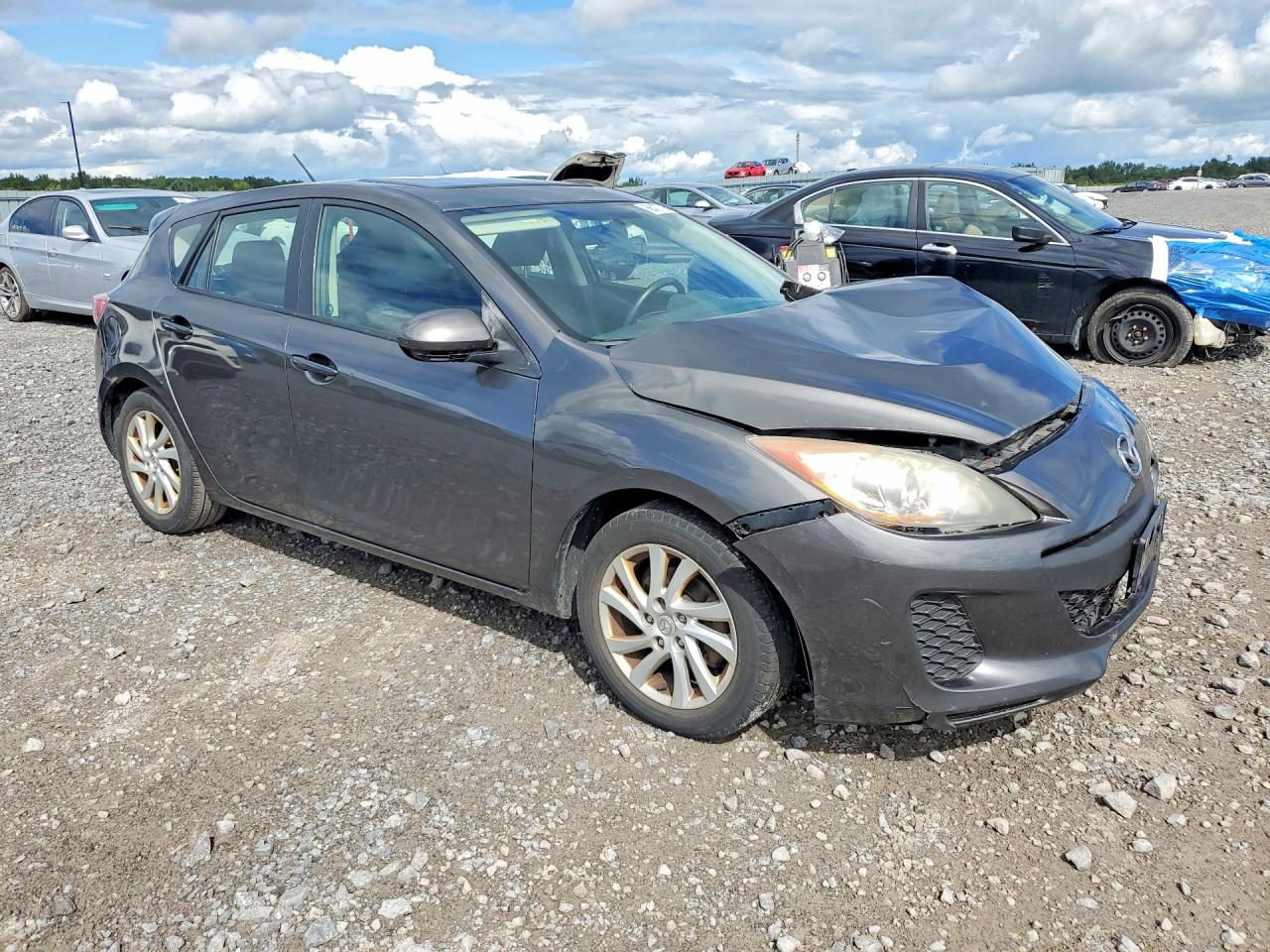 2012 Mazda 3 I Silver vin: JM1BL1KF5C1588659
