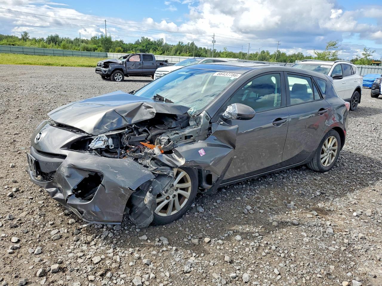 2012 Mazda 3 I Silver vin: JM1BL1KF5C1588659
