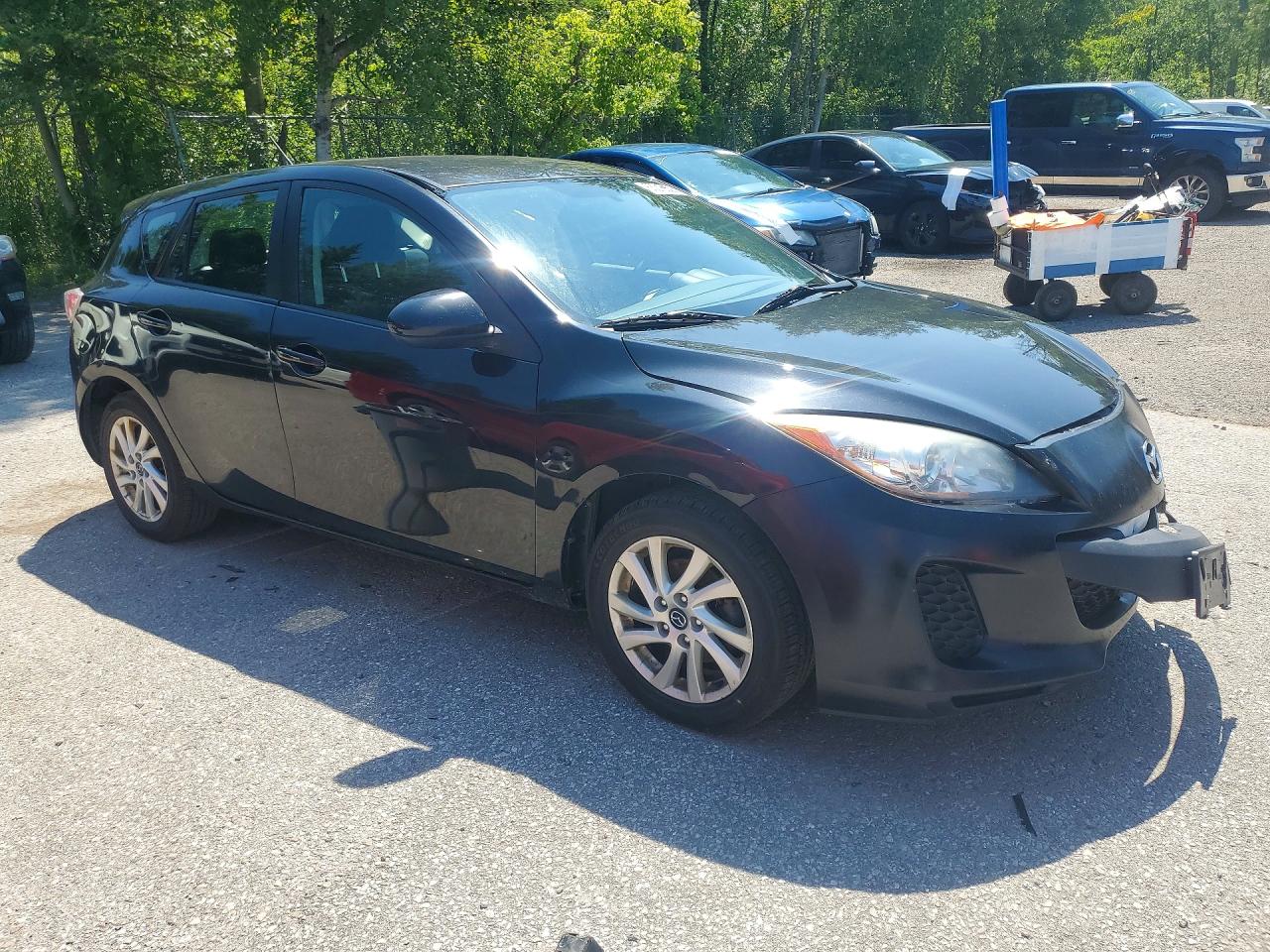 2013 Mazda 3 I Black vin: JM1BL1KF5D1803720