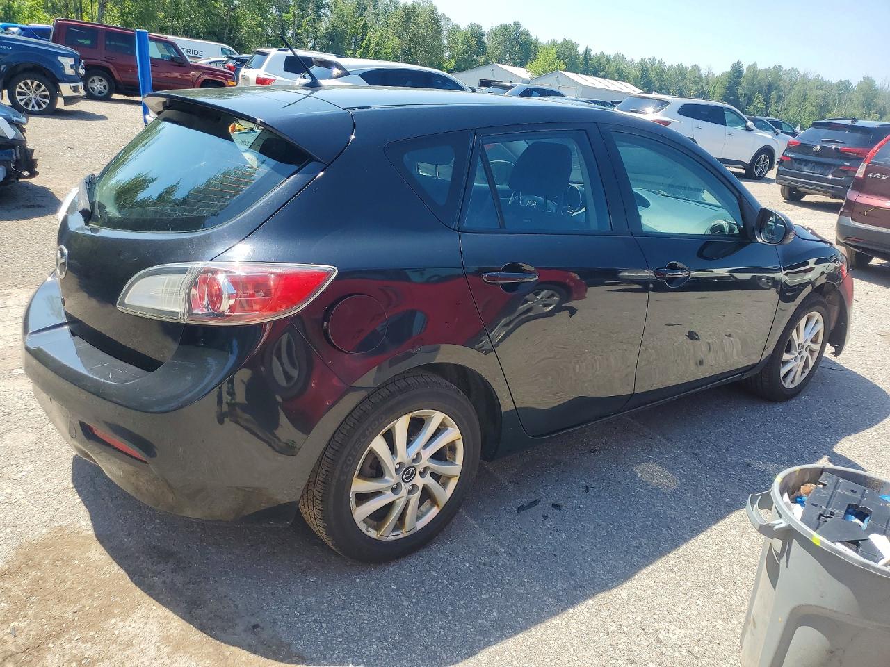 2013 Mazda 3 I Black vin: JM1BL1KF5D1803720