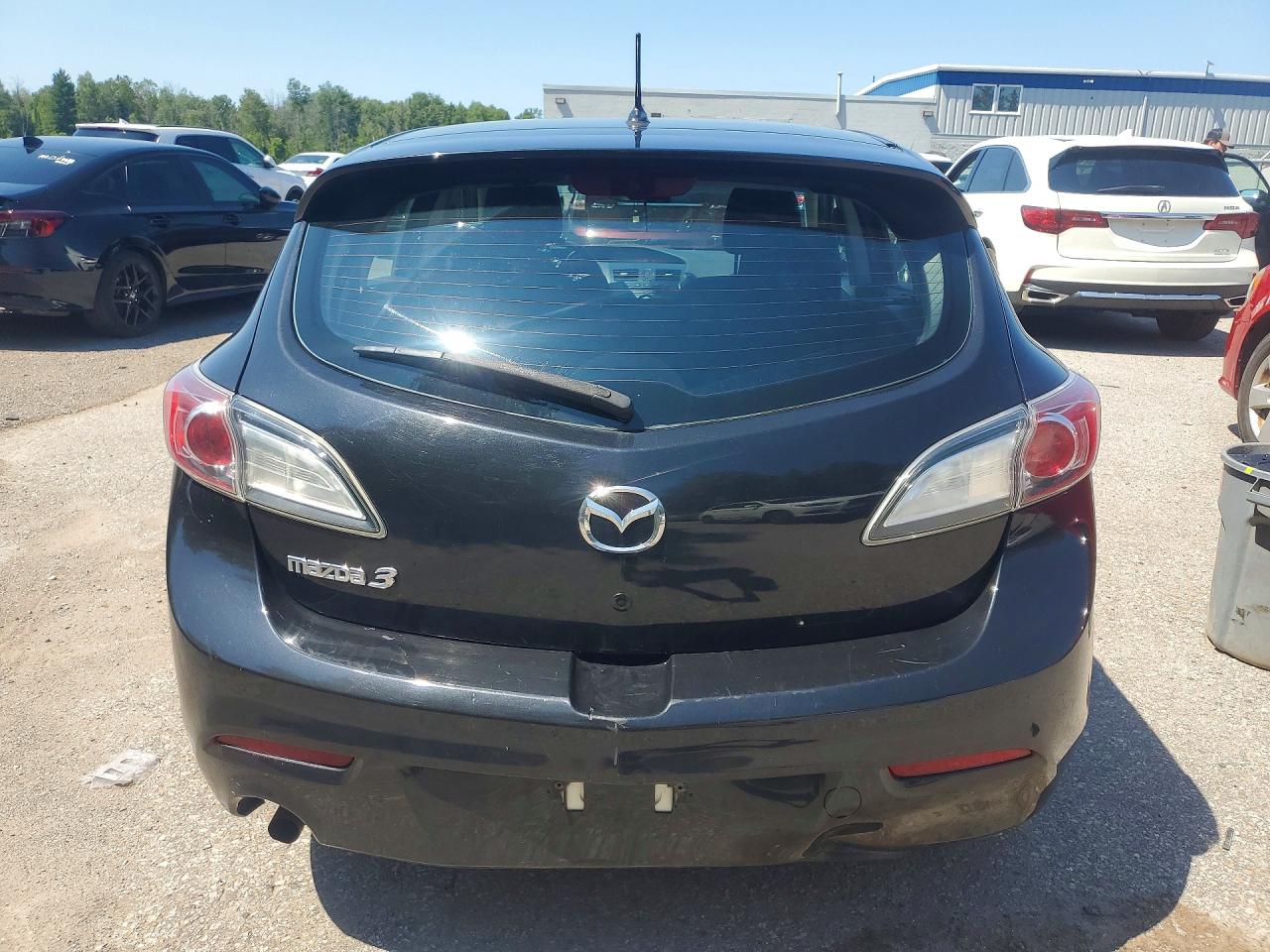 2013 Mazda 3 I Black vin: JM1BL1KF5D1803720