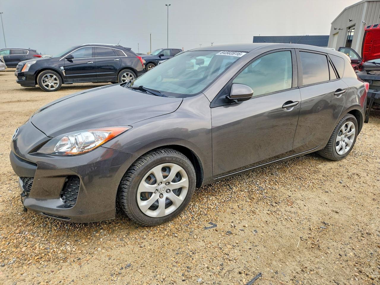 2013 Mazda 3 I Gray vin: JM1BL1KF6D1725545