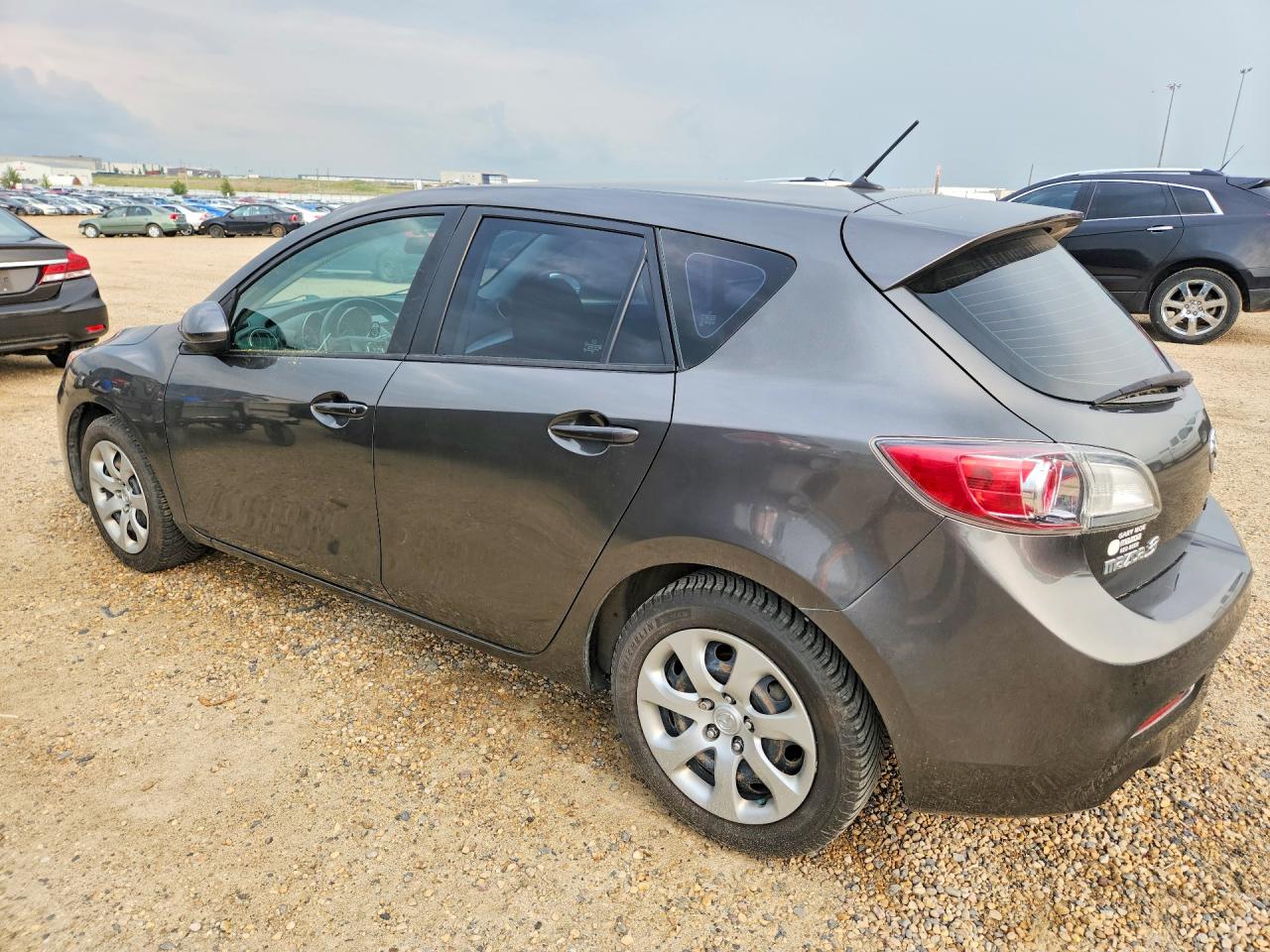 2013 Mazda 3 I Gray vin: JM1BL1KF6D1725545