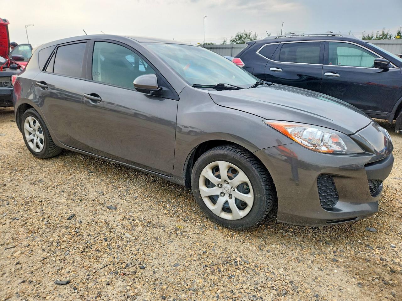 2013 Mazda 3 I Gray vin: JM1BL1KF6D1725545