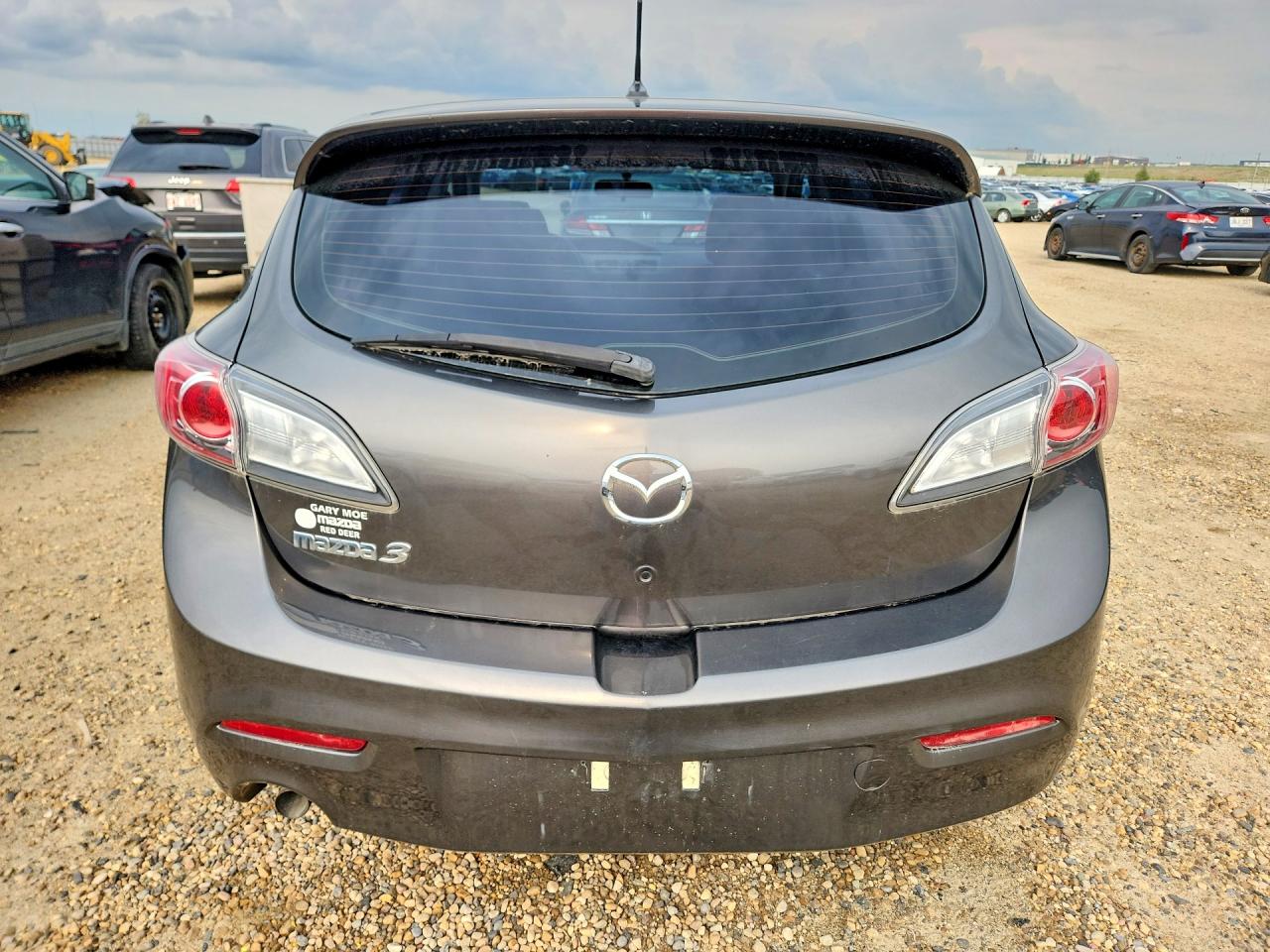 2013 Mazda 3 I Gray vin: JM1BL1KF6D1725545