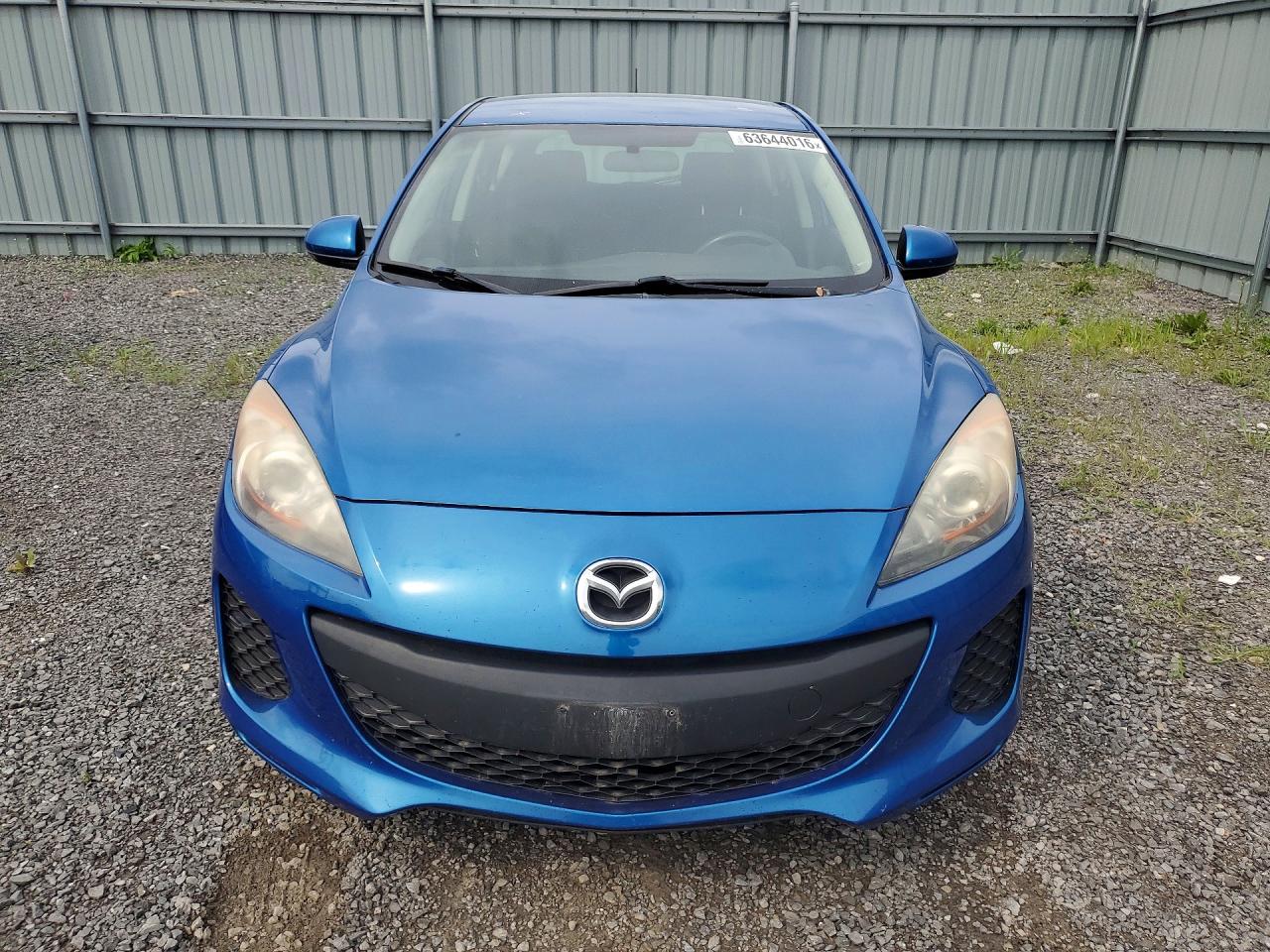2013 Mazda 3 Hatchback Blue vin: JM1BL1KF7D1742743
