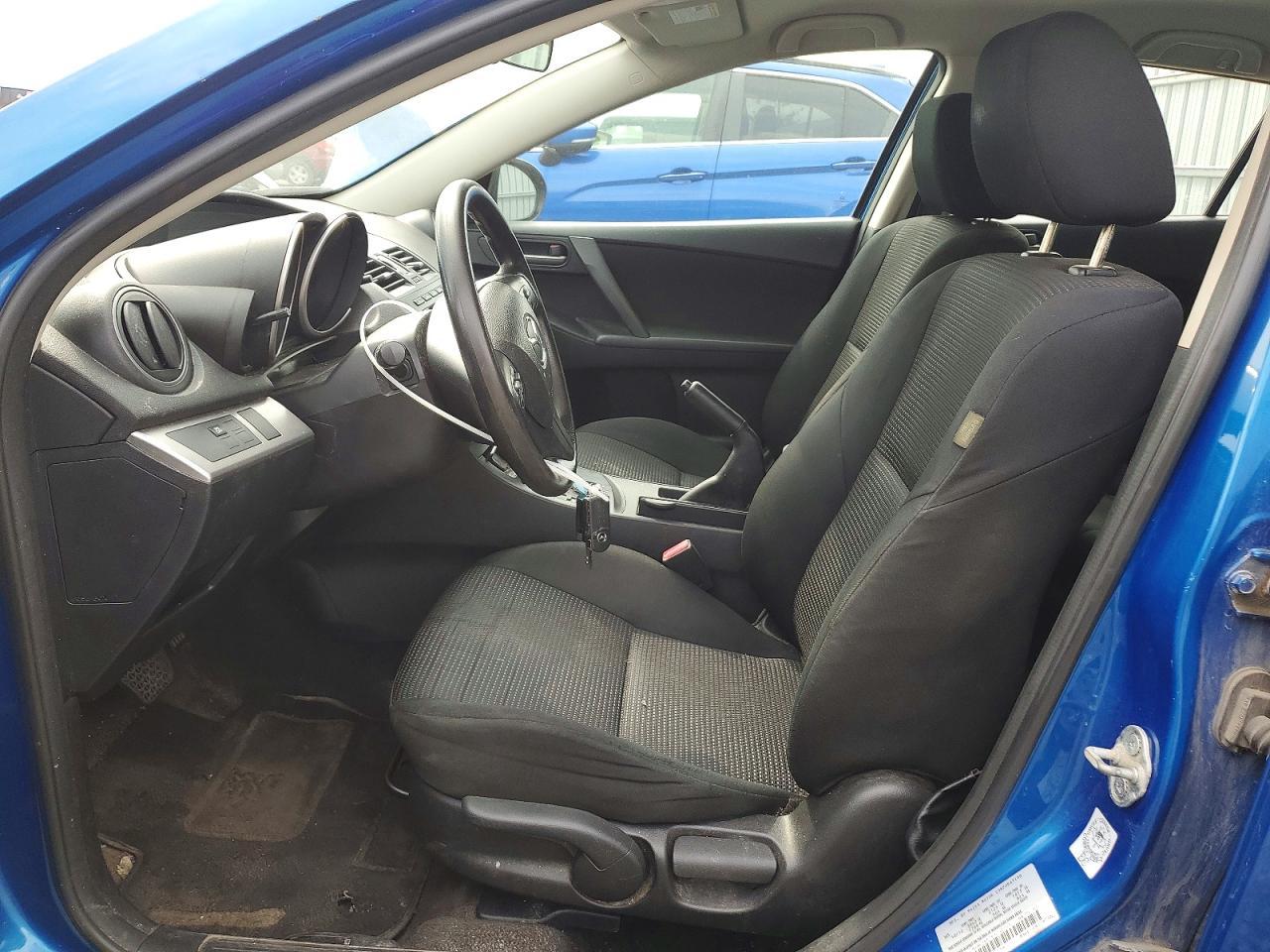 2013 Mazda 3 Hatchback Blue vin: JM1BL1KF7D1742743