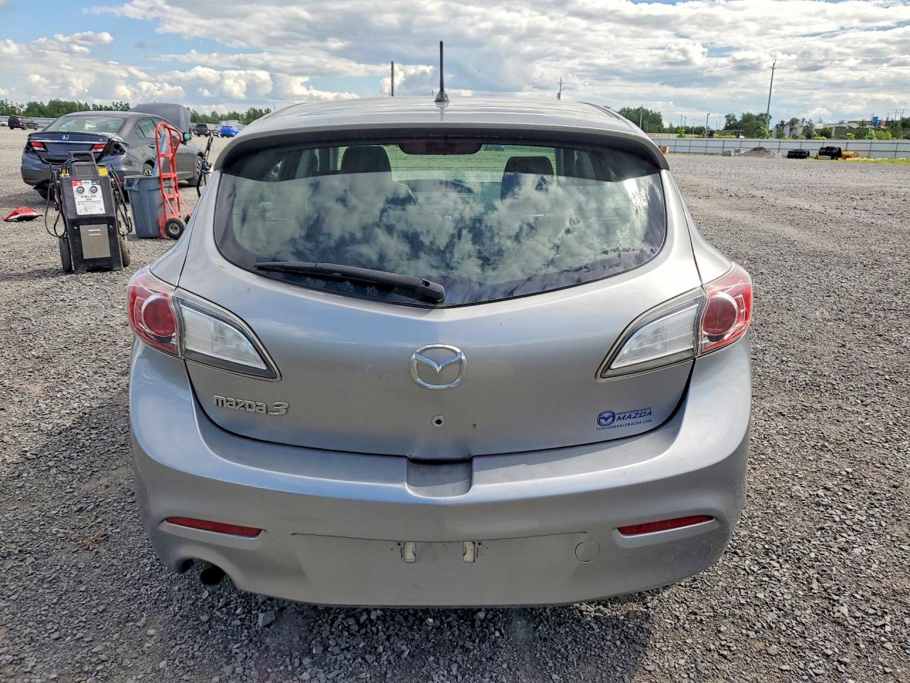 2013 Mazda 3 I Silver vin: JM1BL1KFXD1727895