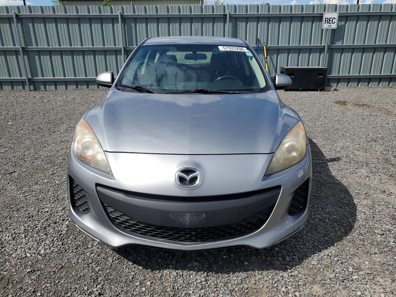 2013 Mazda 3 I Silver vin: JM1BL1KFXD1727895